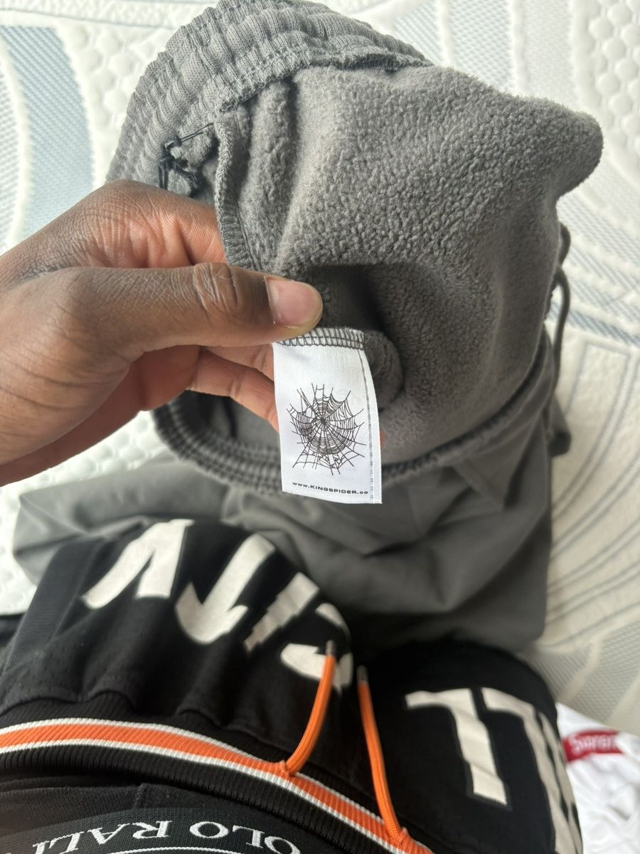 Sp5der SP5DER SLAT Punk Sweatpants “Slate” Size US 34 / EU 50 - 6 Thumbnail