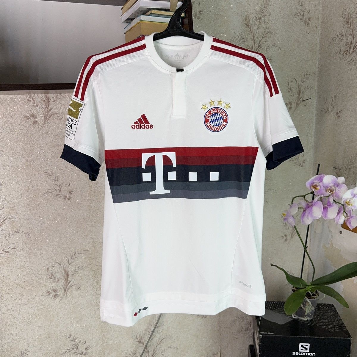 Adidas Adidas Bayern Munich Jersey 2014-2015 Away Alaba #27 White Size US M / EU 48-50 / 2 - 1 Thumbnail