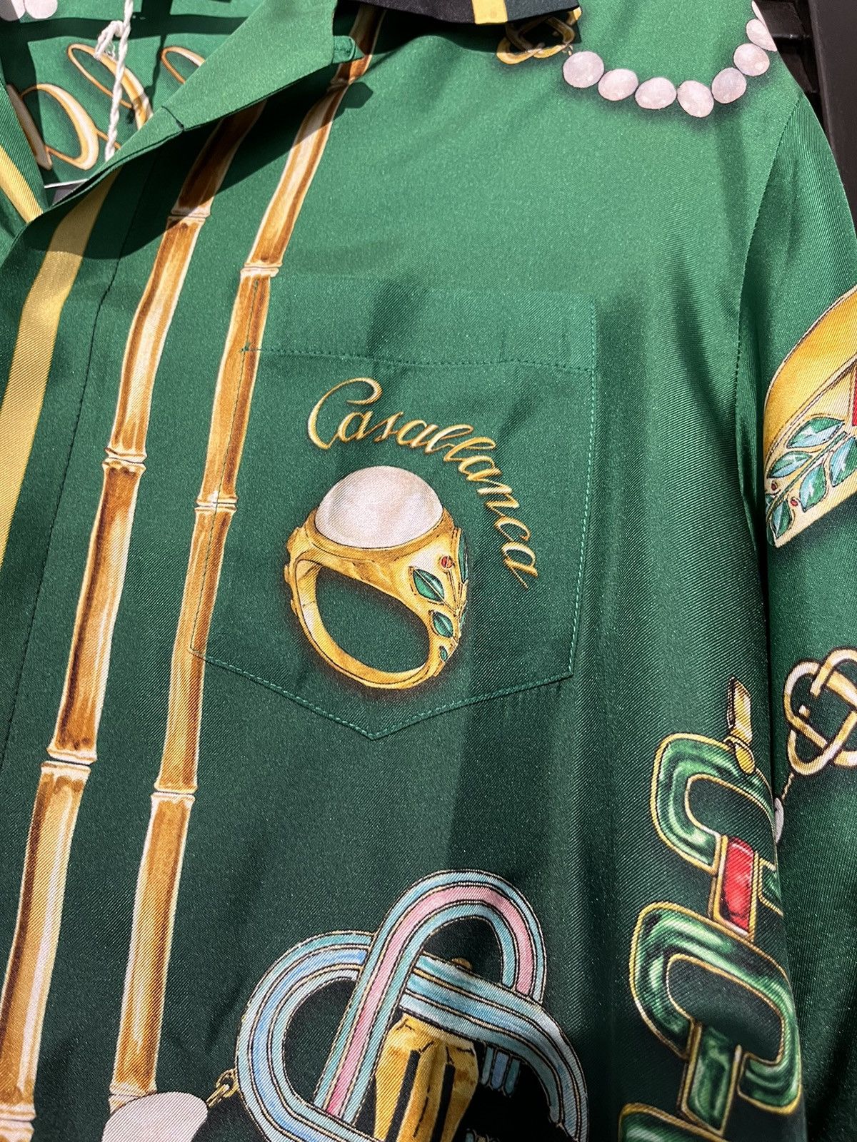 Casablanca CASABLANCA: LA BOITE A BIJOUX SILK SHIRT Size US M / EU 48-50 / 2 - 3 Thumbnail