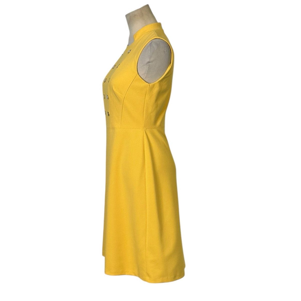 Tommy Hilfiger Tommy Hilfiger yellow crepe summer dress size 2 Size XS / US 0-2 / IT 36-38 - 7 Thumbnail