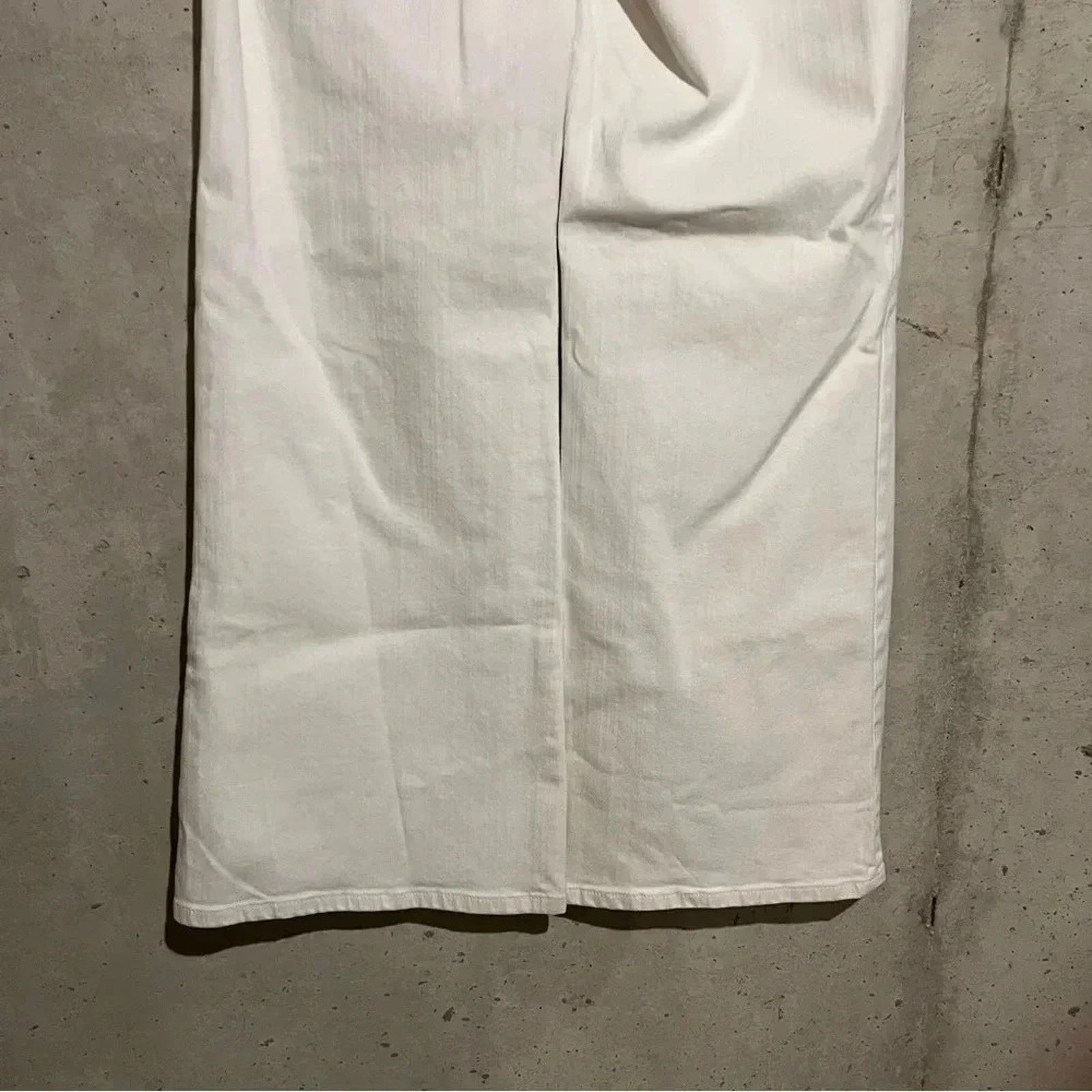Lauren Ralph Lauren Ralph Lauren White Wide Leg Jeans Sz 8 High Waisted Size 30" / US 8 / IT 44 - 3 Thumbnail