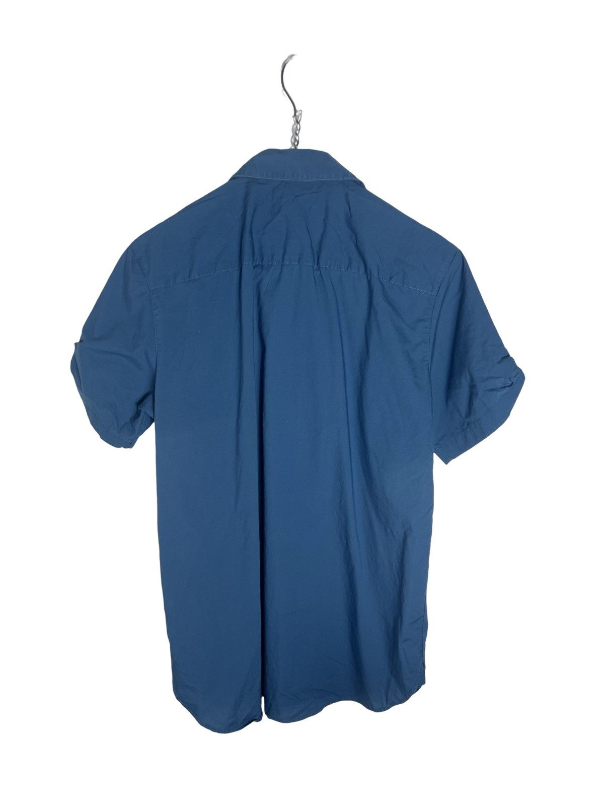 Calvin Klein Calvin Klein Blue Short Sleeve Snap Buttons Size US S / EU 44-46 / 1 - 3 Thumbnail