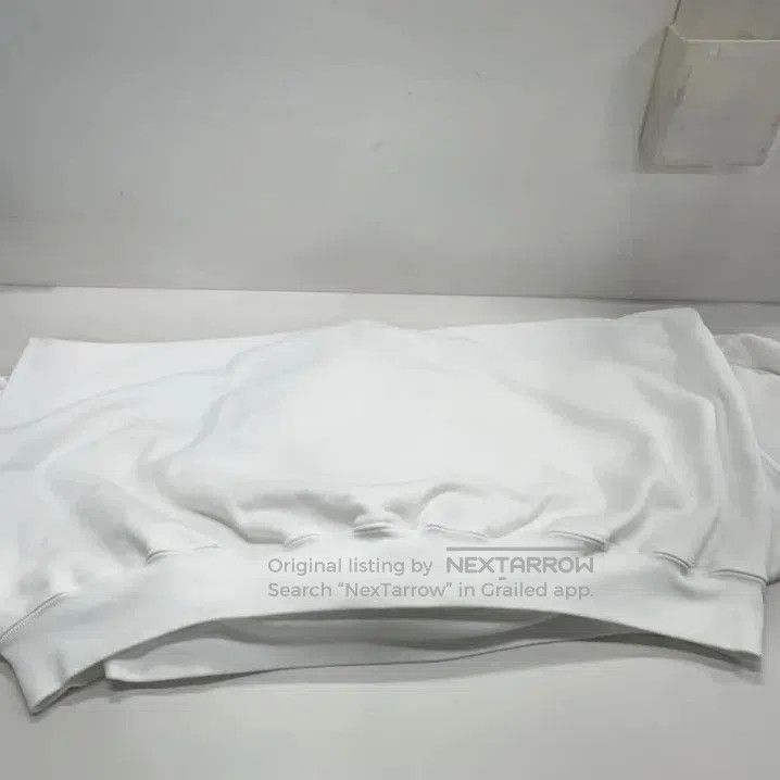 Balenciaga Balenciaga White Printed Long Sleeve Hoodie. Size US XS / EU 42 / 0 - 9 Thumbnail