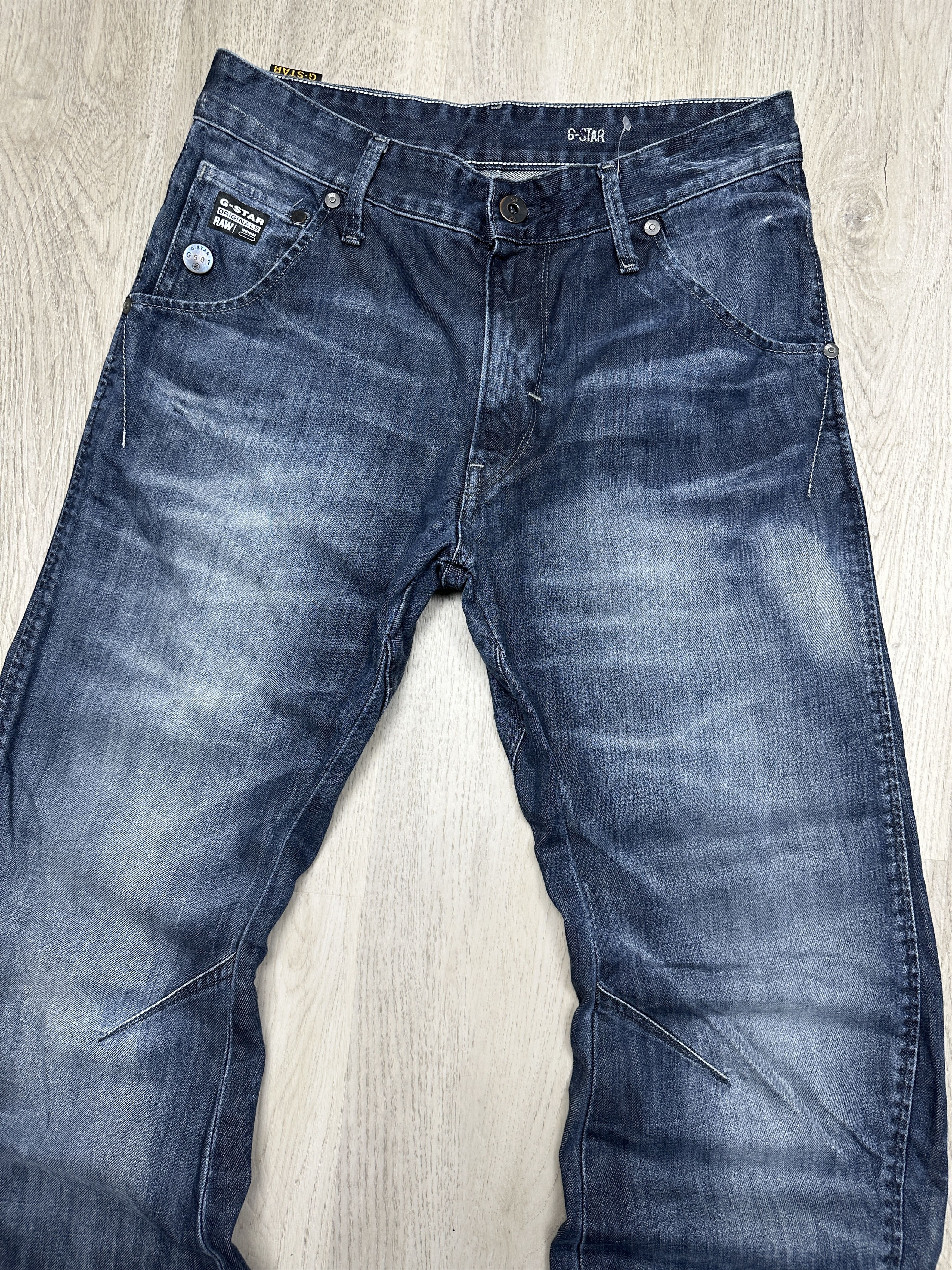 G-Star G Star Raw Mens Arc 3D Loose Tapered Denim Pants Jeans Size US 30 / EU 46 - 2 Thumbnail