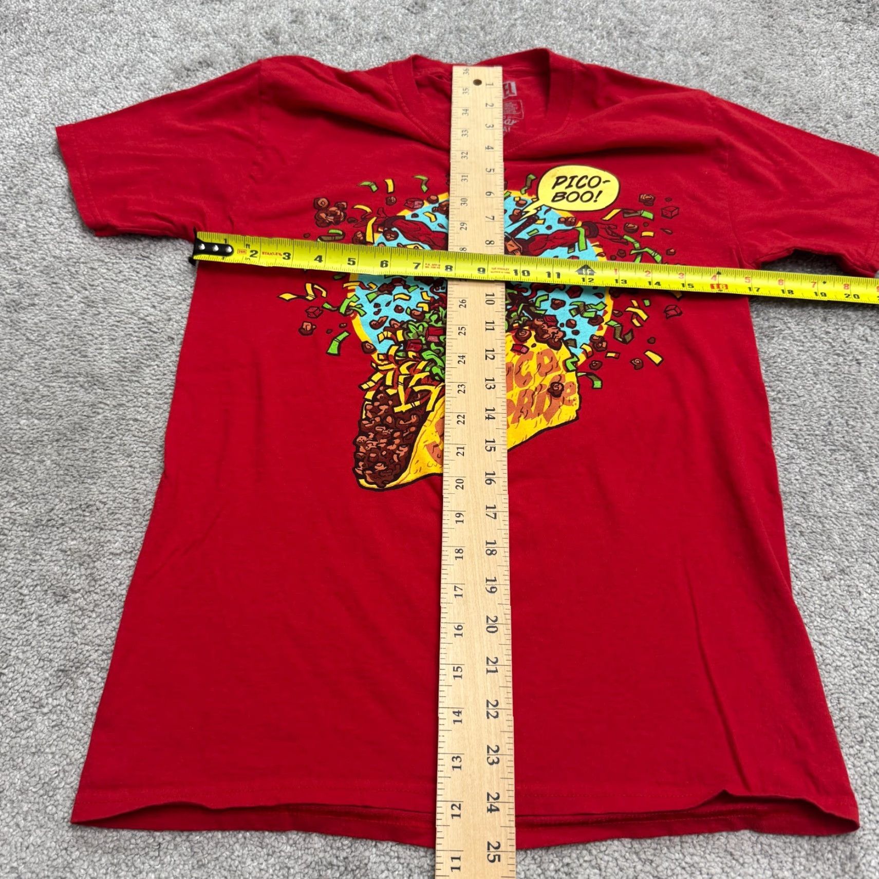 Vintage Marvel Shirt Mens Small Red Deadpool Taco Surprise Tee SKU: not provided Size US S / EU 44-46 / 1 - 7 Thumbnail