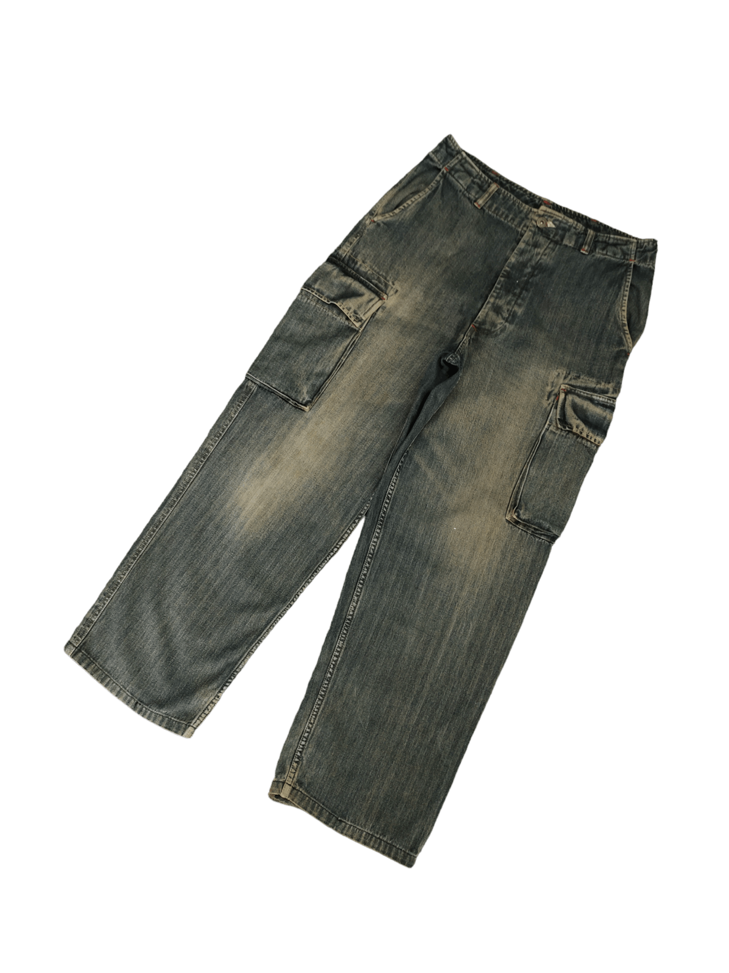 Octopas Army Cargo Hbt Wide Leg Denim Y2k Jnco Baggy Jeans