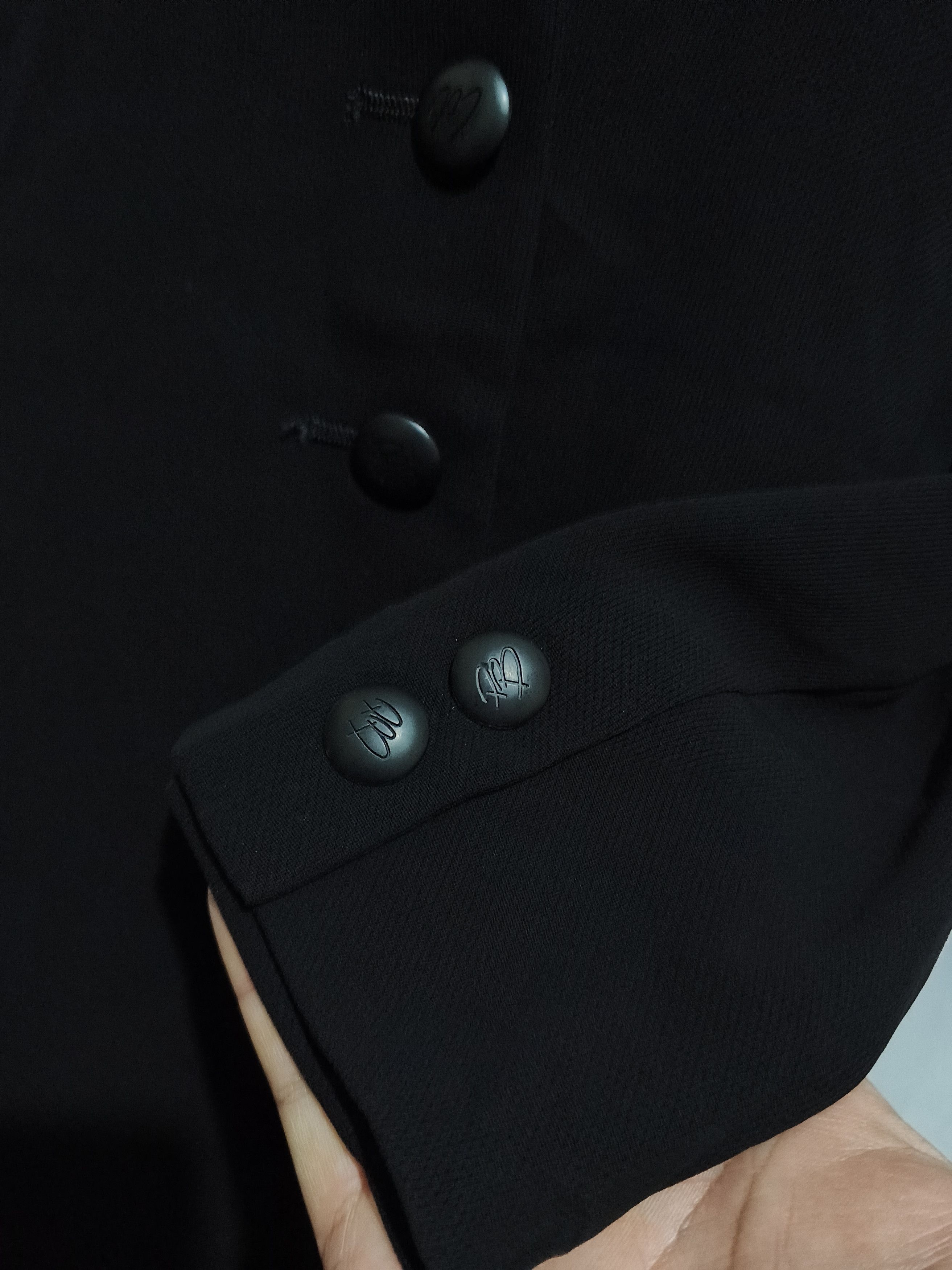 Pierre Balmain Pierre Balmain Formalité Paris Collarless Long Blazer Size L / US 10 / IT 46 - 9 Thumbnail