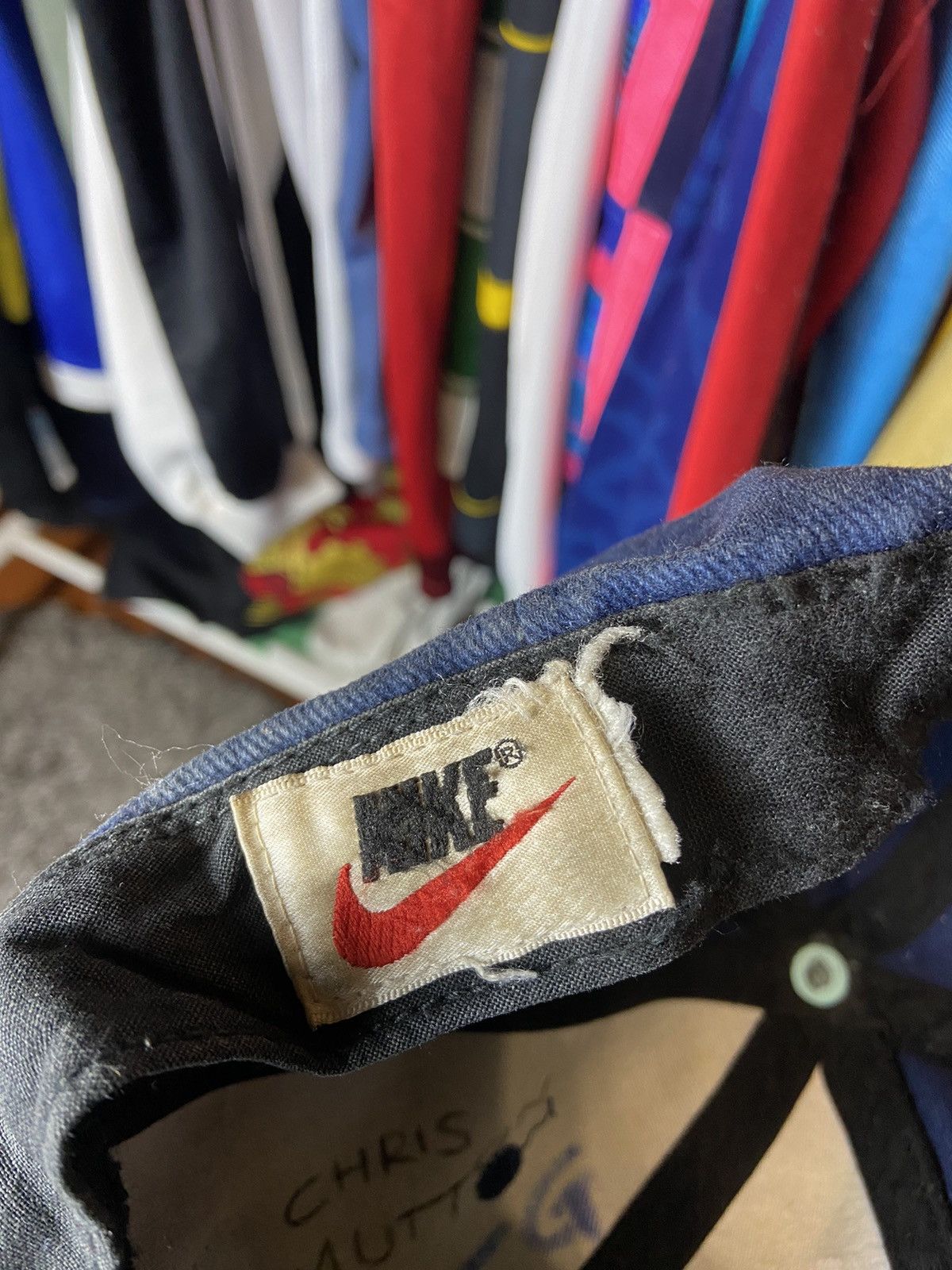 Nike × Vintage NIKE VINTAGE Y2K EMBOIDERED LOGO RAP CAP Size ONE SIZE - 3 Thumbnail