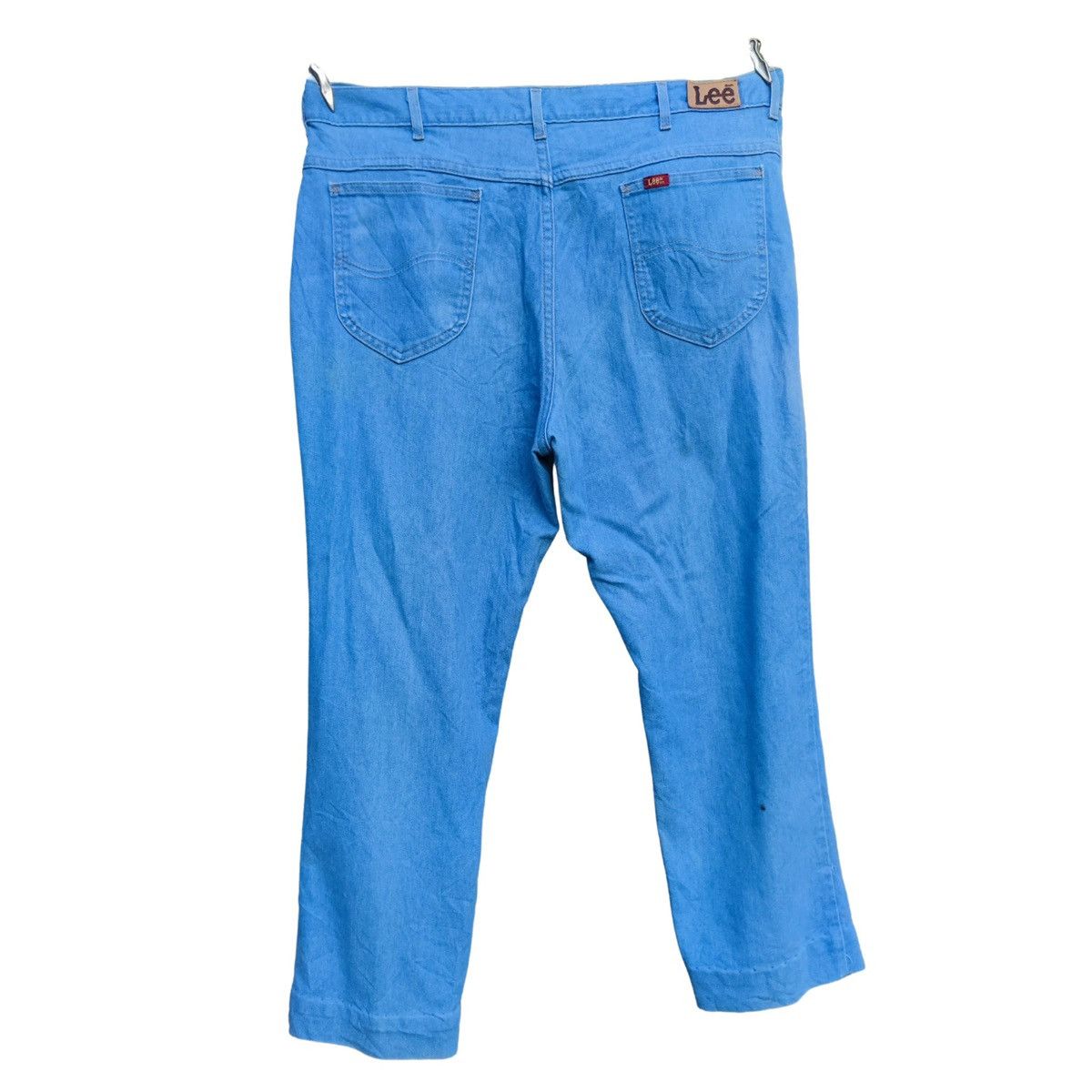 Lee × Vintage Vintage 80s Lee Relaxed Fit Light Blue Denim Jeans Size US 40 / EU 56 - 2 Thumbnail