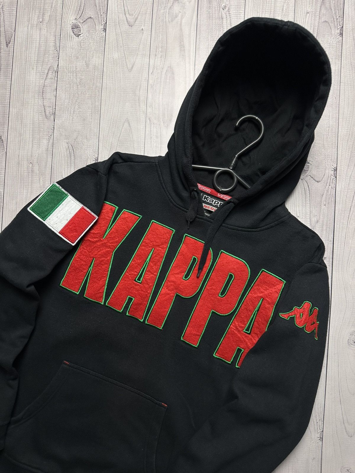 Kappa × Vintage Vintage Italy kappa Italia soccer hoodie size M logo Size US M / EU 48-50 / 2 - 2 Thumbnail