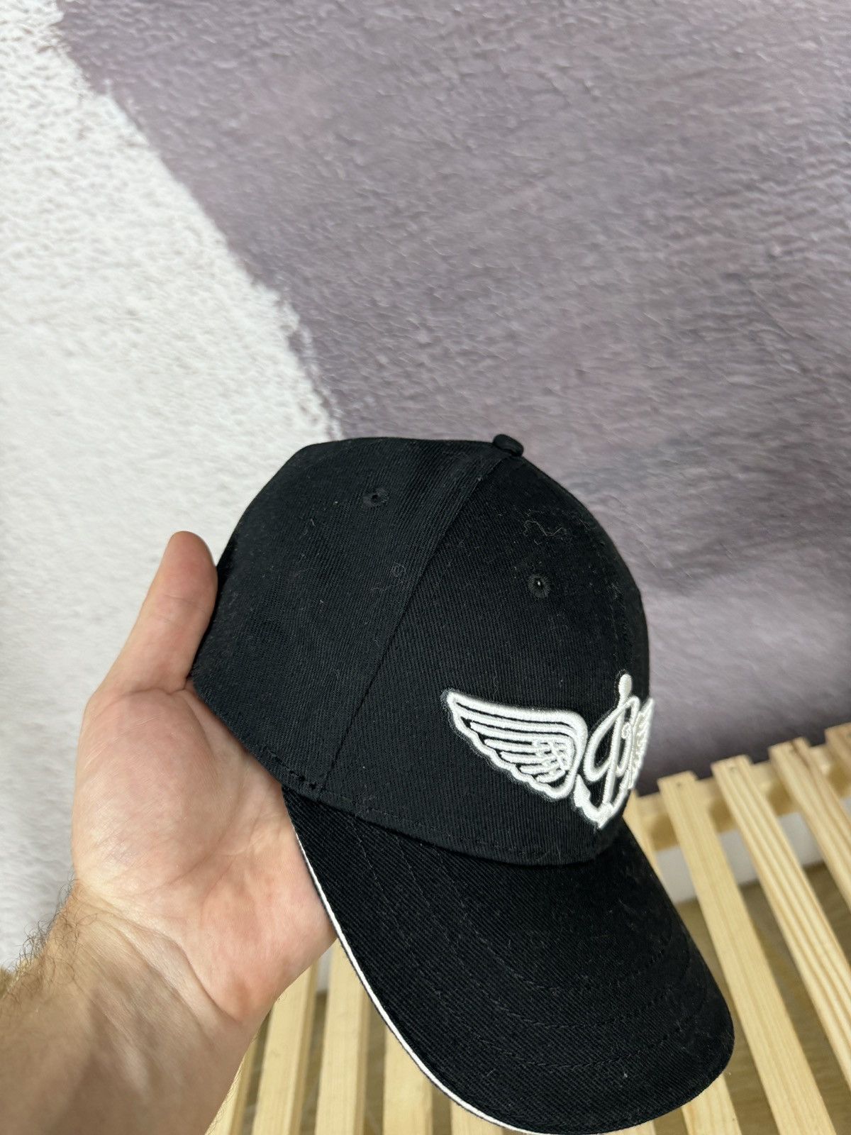 Breitling × Vintage Breitling Hat Cap Vintage Adjustable Strap navy Size ONE SIZE - 6 Thumbnail