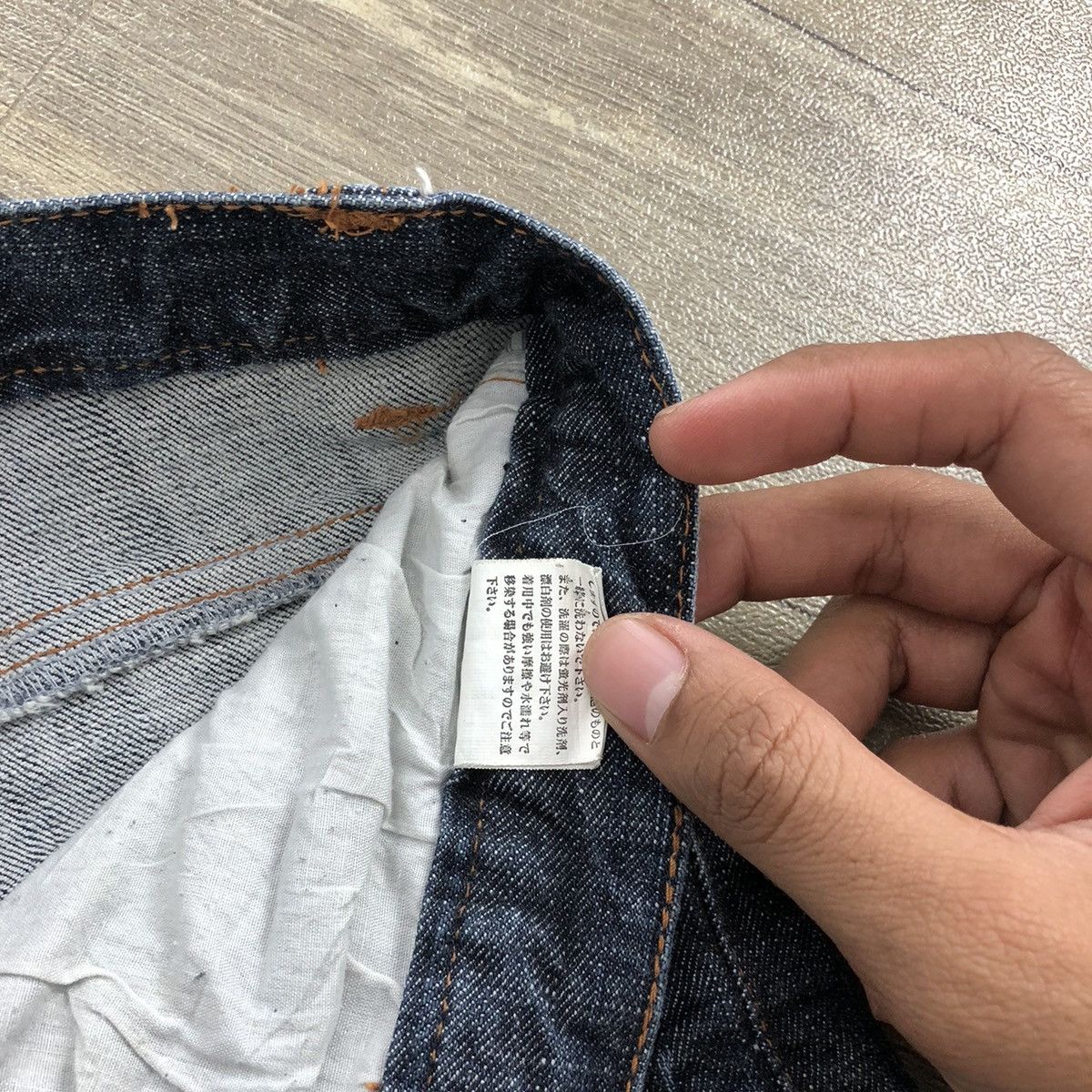 Japanese Brand 2000s Antfui Distressed Painted Lgb Goa Bootcut Flared Jeans Size US 28 / EU 44 - 13 Thumbnail