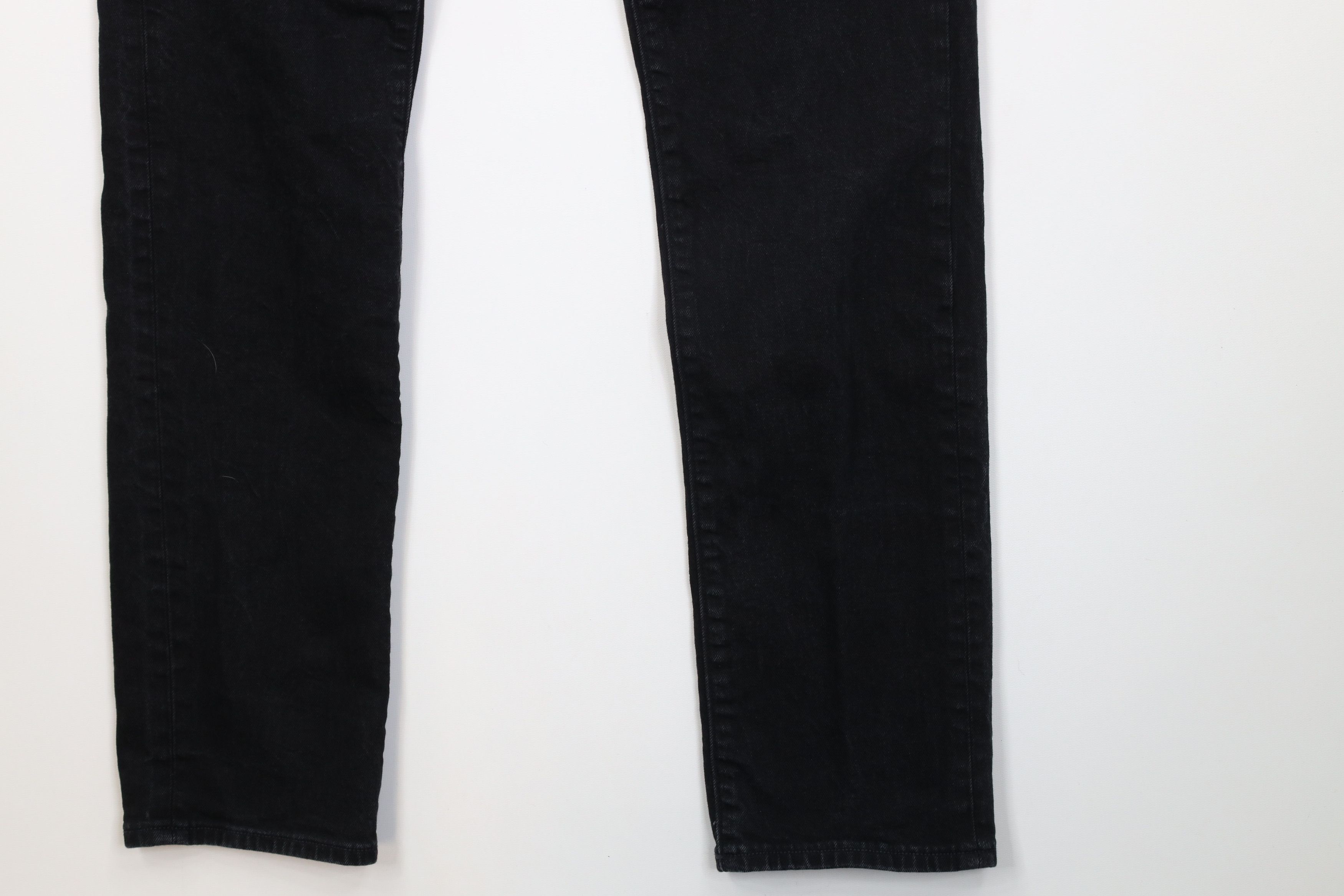 J.Crew Vintage Y2K J Crew Faded Flex Straight Leg Denim Jeans Black Size US 30 / EU 46 - 5 Thumbnail