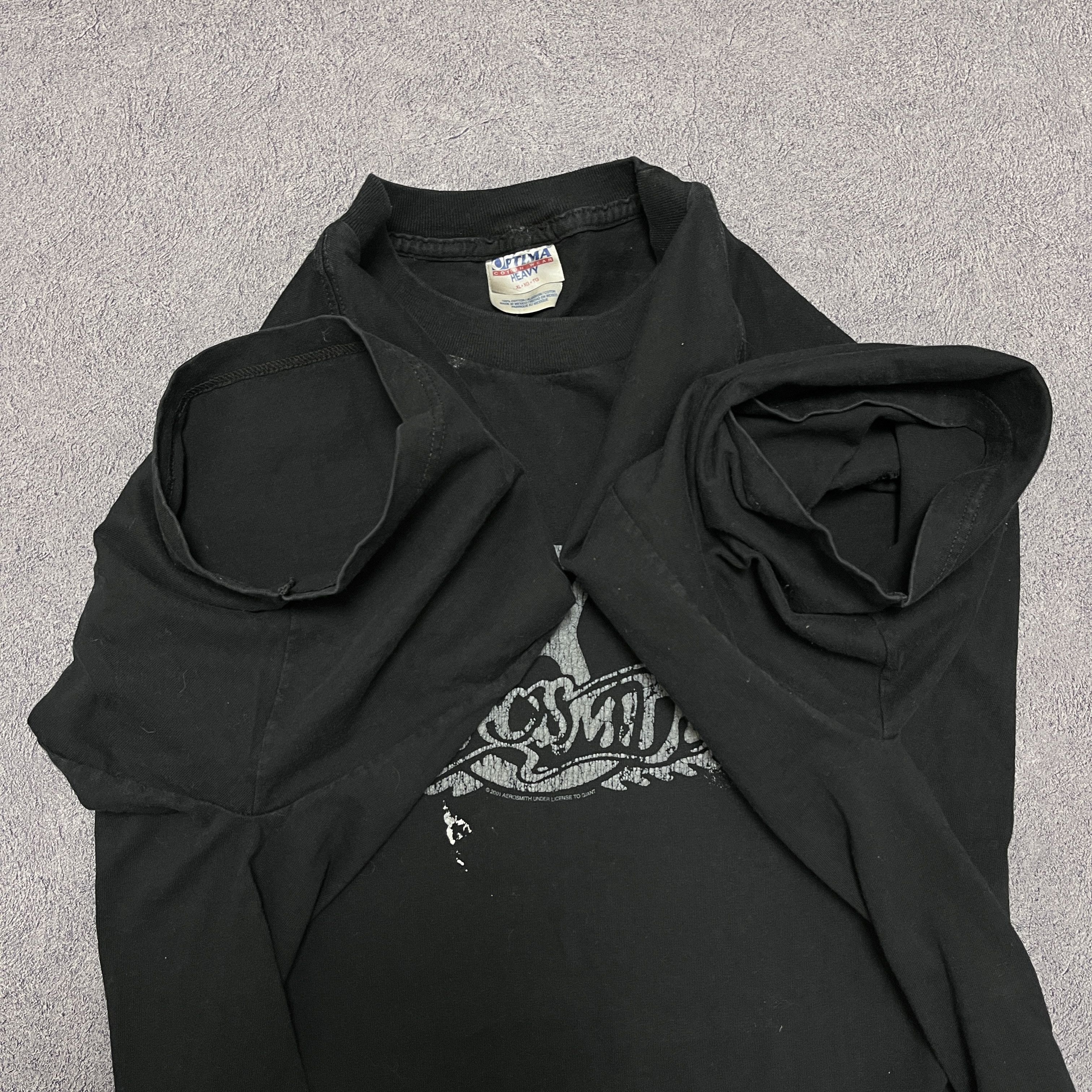 Aerosmith × Band Tees × Vintage Vintage Aerosmith Shirt 2001 Vintage Band Tees Bon Jovi Size US XL / EU 56 / 4 - 14 Thumbnail