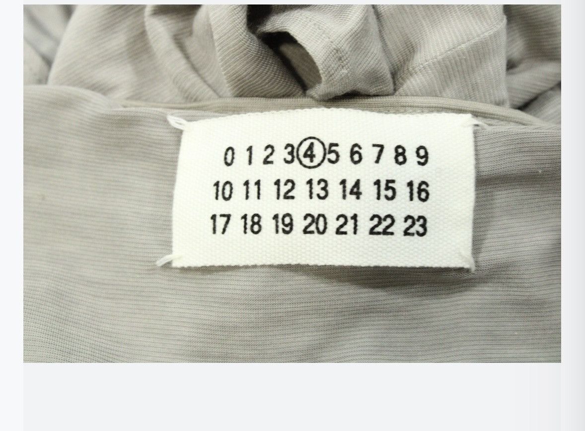 Maison Margiela Grey Viscosse Mini Dress Size M / US 6-8 / IT 42-44 - 6 Thumbnail