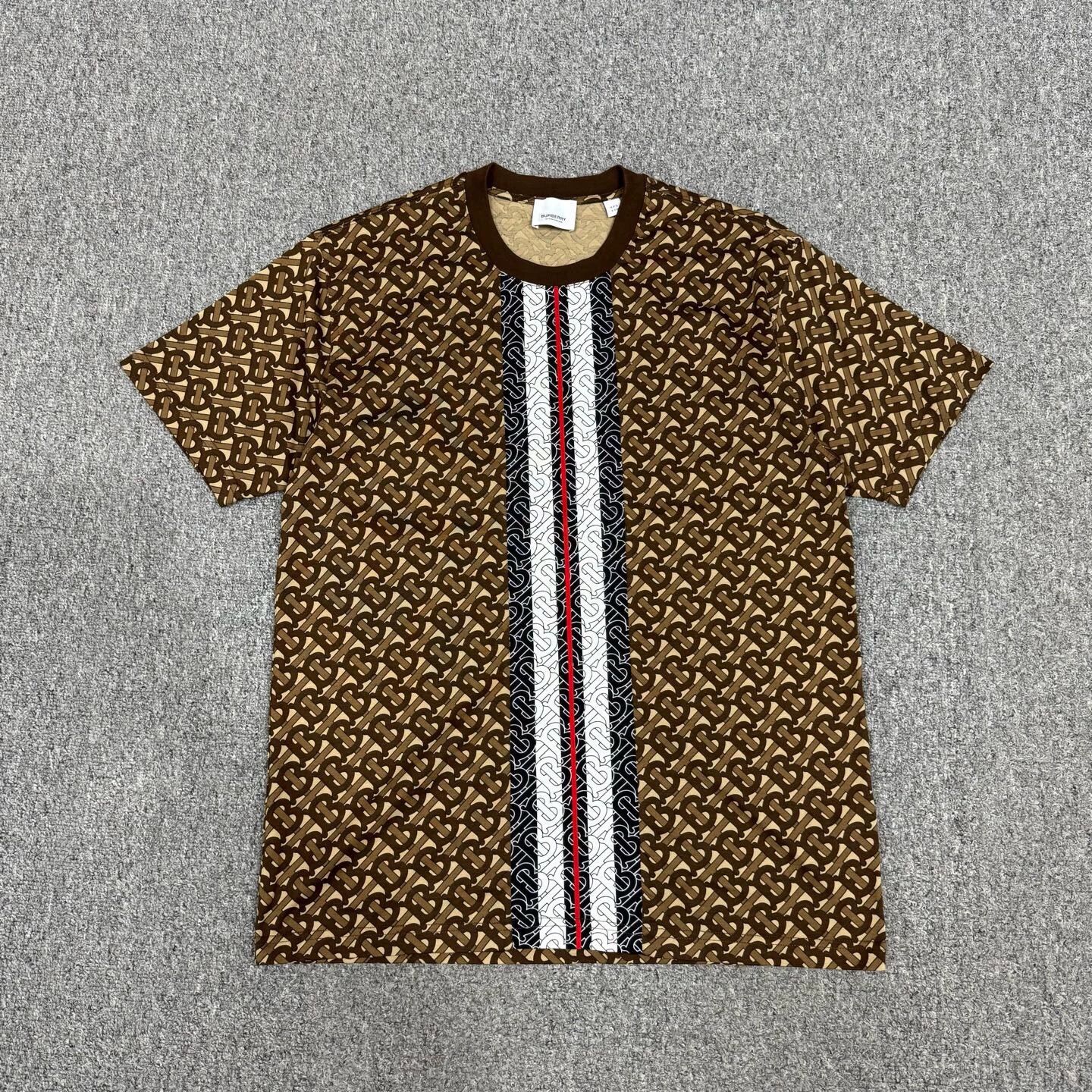 Burberry Burberry All Over TB Logo Short Tee XXS Mint Size US XXS / EU 40 - 1 Thumbnail