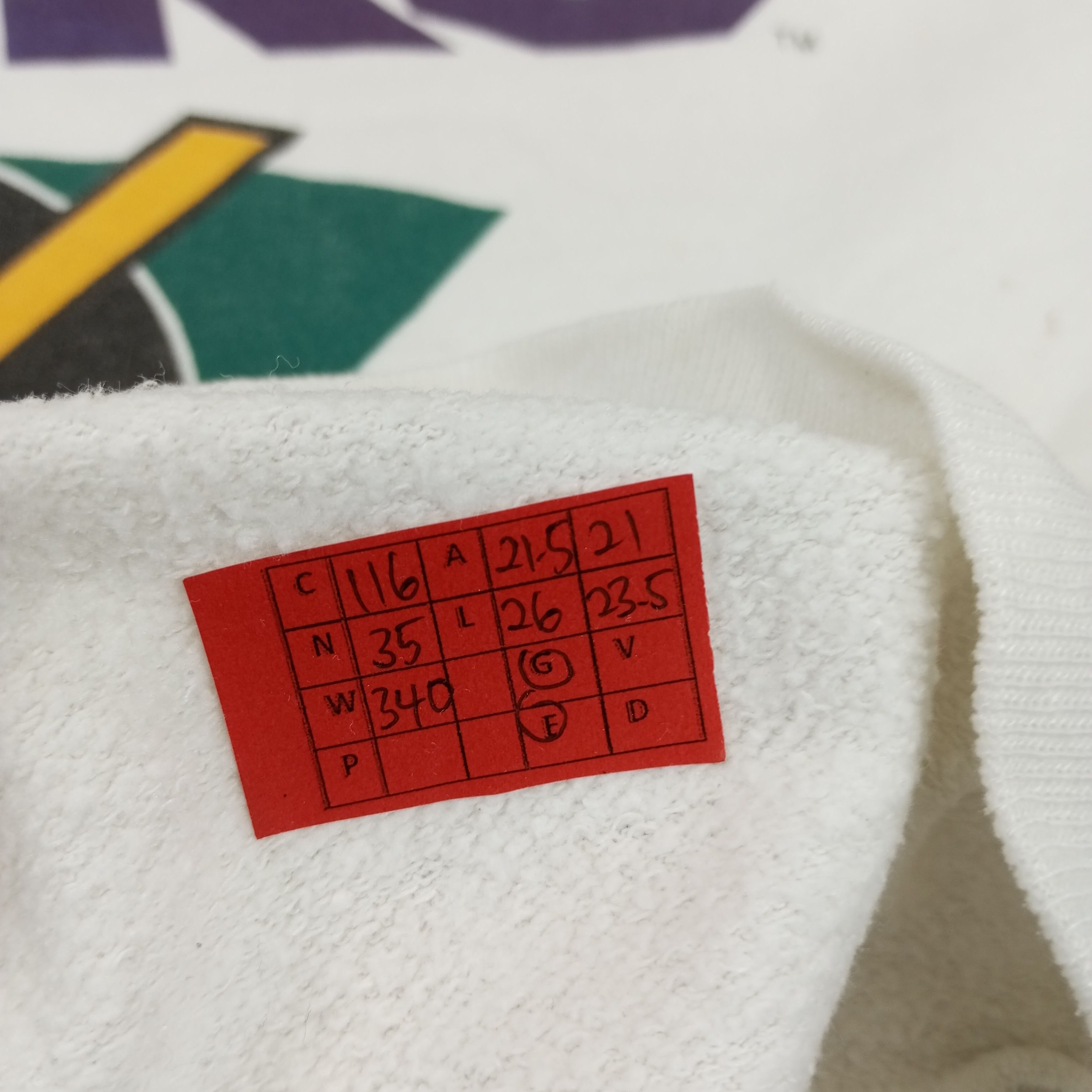 NHL × Vintage Mighty Ducks NHL Hockey Sports Team Vintage Sweatshirt Size US M / EU 48-50 / 2 - 14 Thumbnail