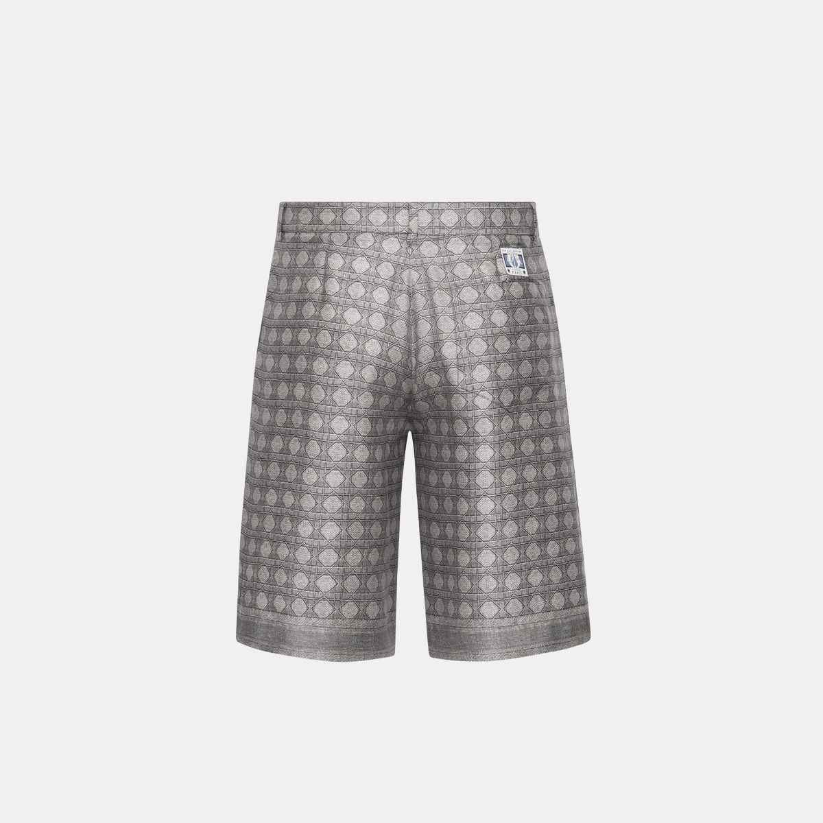 Dior o1bcso1str0226 Cannage Bermuda Shorts in Grey Size US 30 / EU 46 - 2 Thumbnail