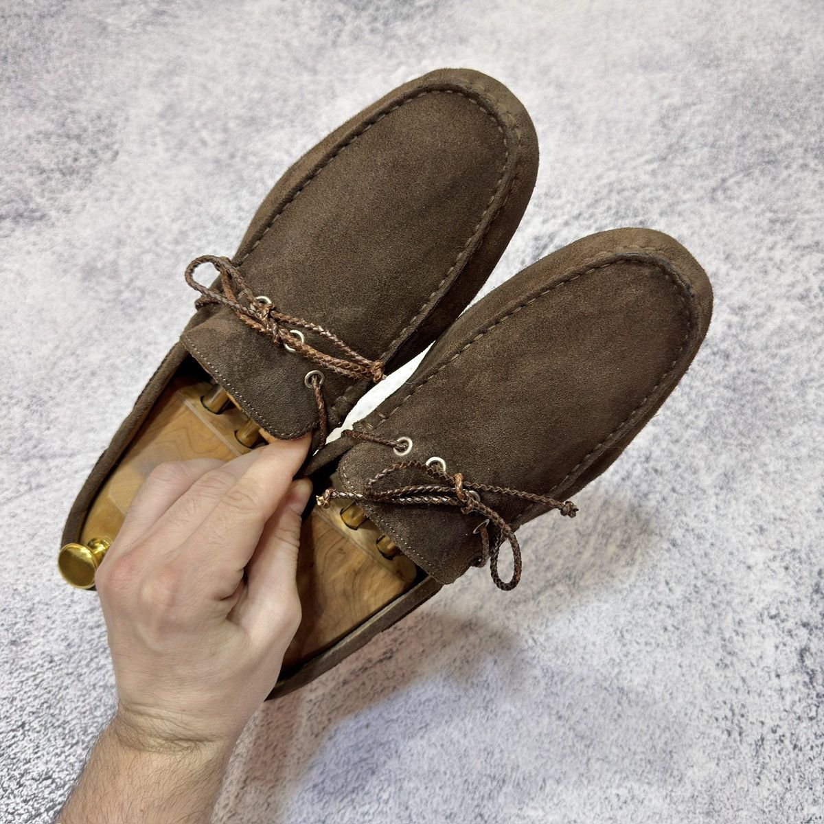 Florsheim Florsheim Mens Brown Suede Mocassins US10.5 UK10 EU44 29cm Size US 10.5 / EU 43-44 - 10 Thumbnail