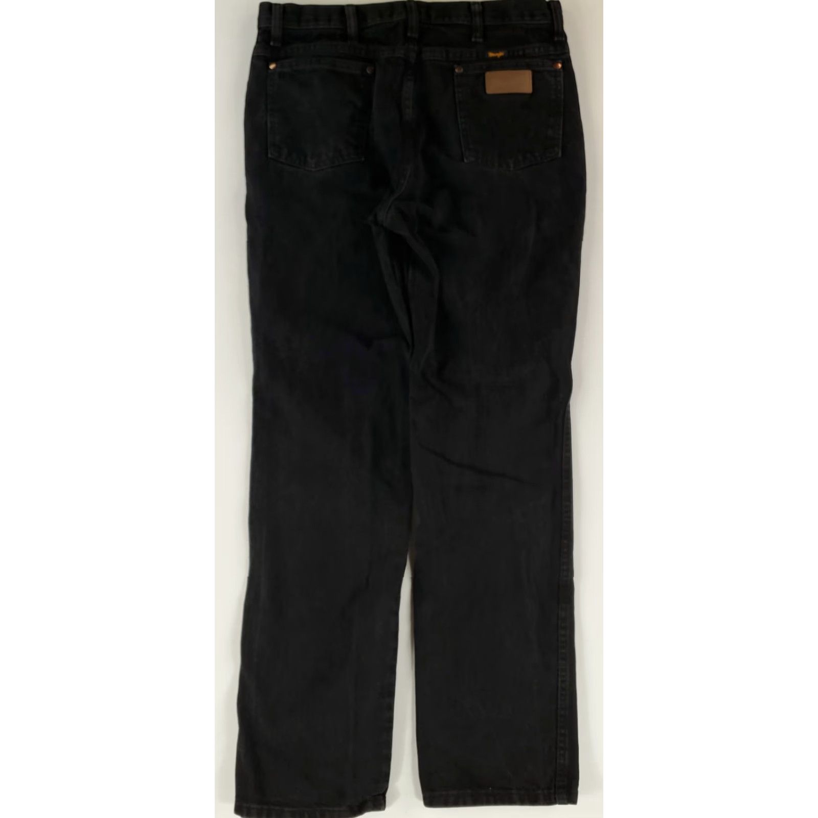 Wrangler VINTAGE Wrangler Jeans 90s Black Mens 34x34 Straight Jeans Mens 34 Black 90s Size US 34 / EU 50 - 4 Thumbnail