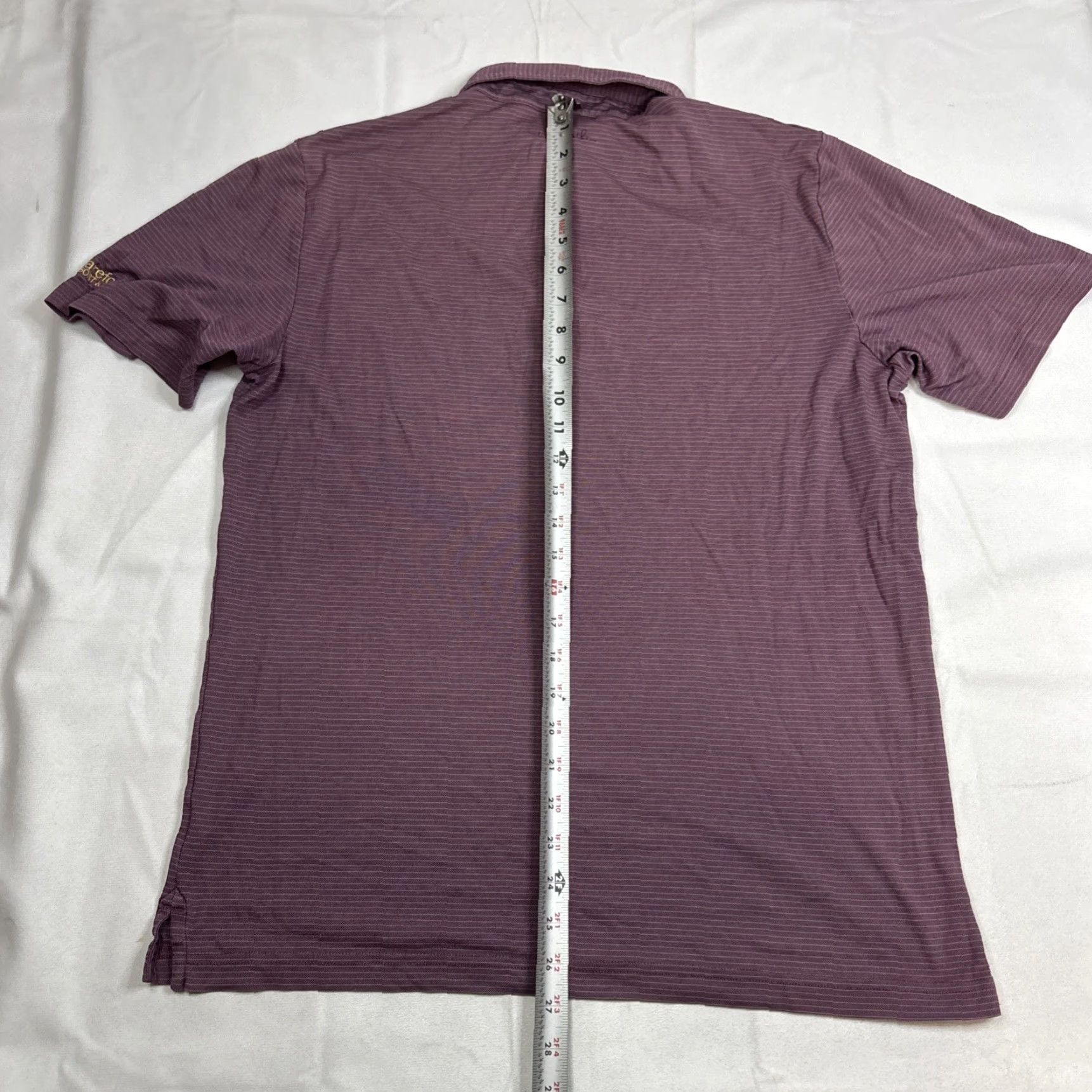 TravisMathew Travis Mathew Men’s Golf Polo Shirt M Short Sleeve Purple Barefoot Golf Size US M / EU 48-50 / 2 - 7 Thumbnail