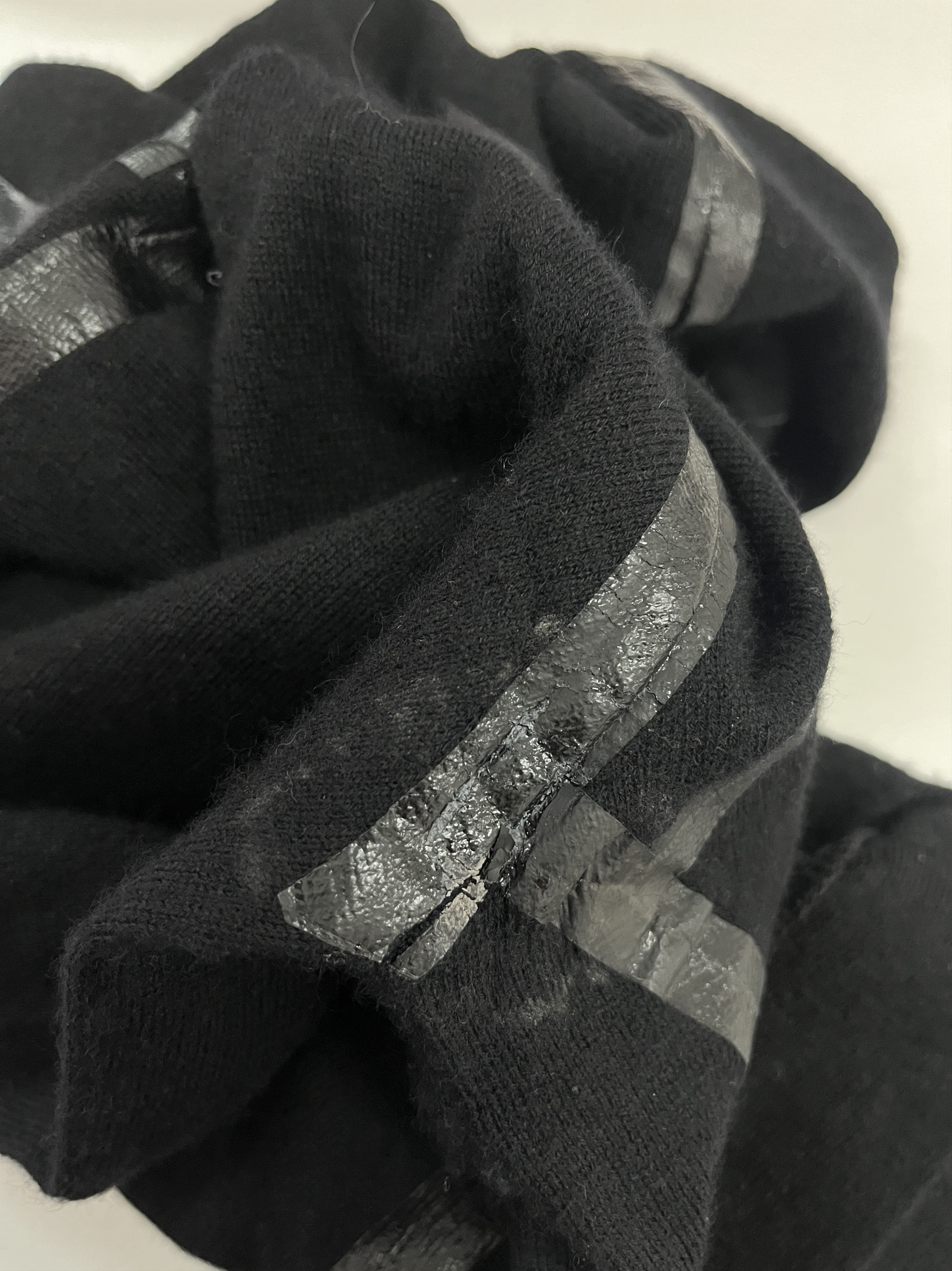 Dior Christian Dior Black Cashmere Turtleneck With Tape Details Size XS / US 0-2 / IT 36-38 - 4 Thumbnail