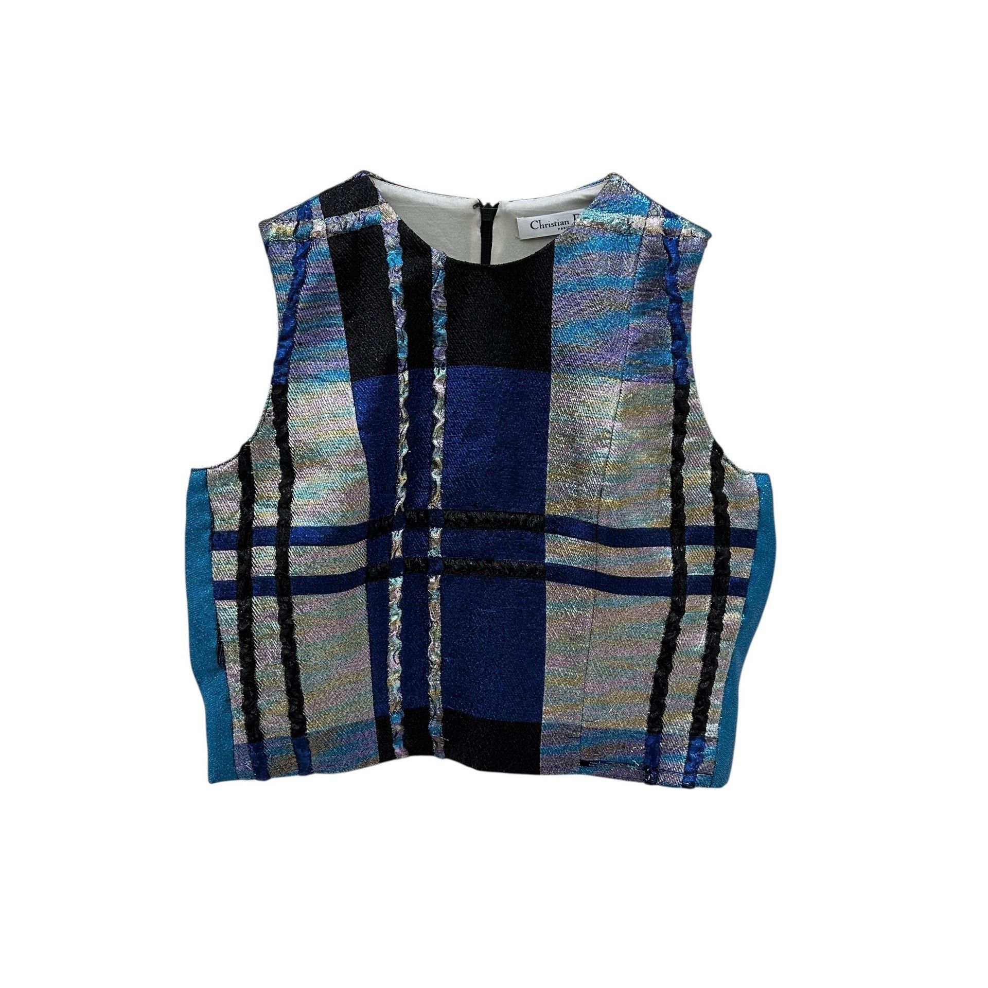 Dior Dior Sleeveless Check Vest Size XXS / US 00 / IT 34 - 1 Thumbnail