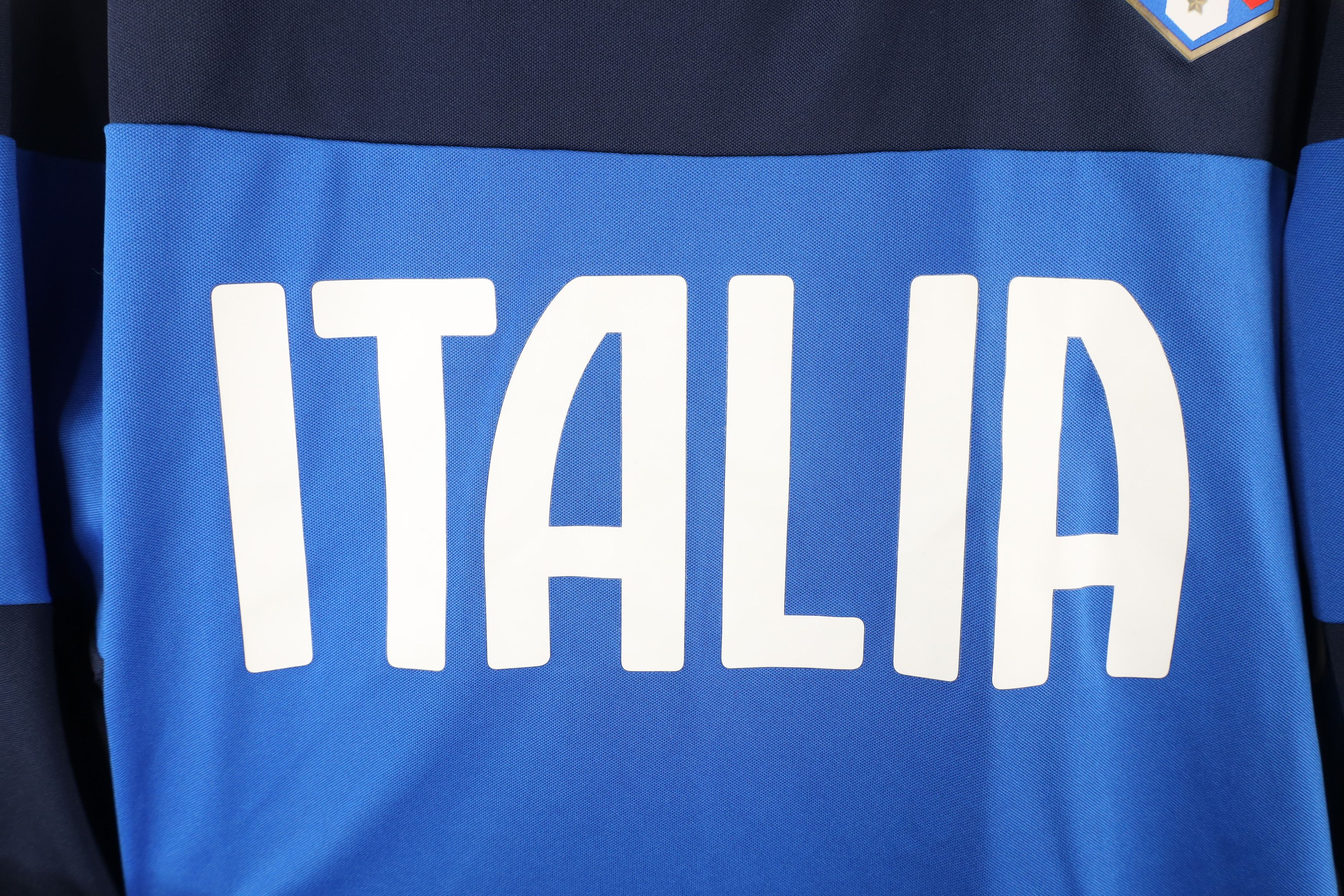 Puma × Vintage Puma Long Sleeve FIGC Italia Italy Soccer Jersey Shirt Blue Size US L / EU 52-54 / 3 - 6 Thumbnail
