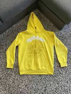 Buy Sp5der Logo Hoodie Sweatshirt 'Yellow' - 2406 100000106LHS YELL