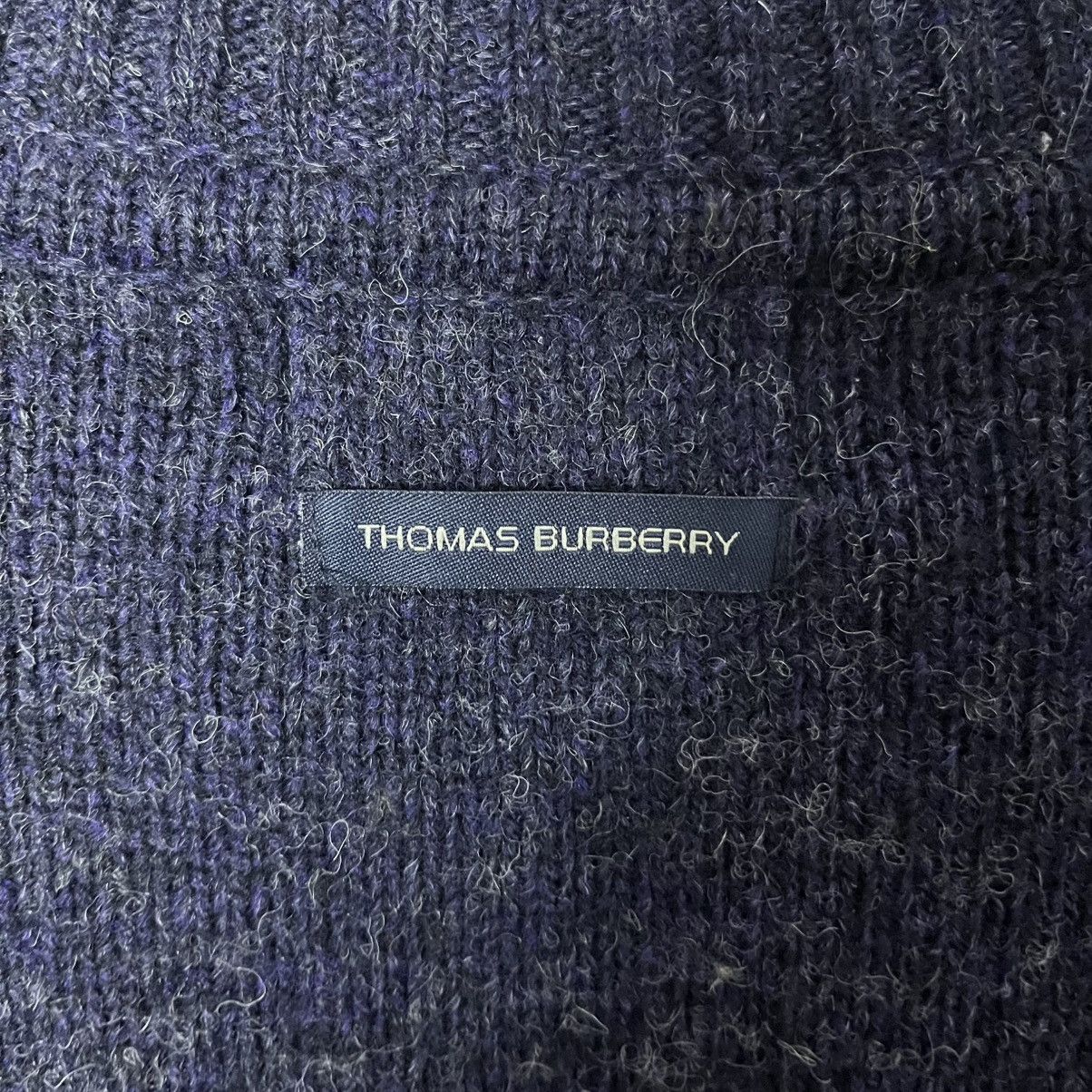 Burberry Vintage Thomas Burberry Wool Argyle Cardigan Sweater Luxury Size US L / EU 52-54 / 3 - 7 Thumbnail