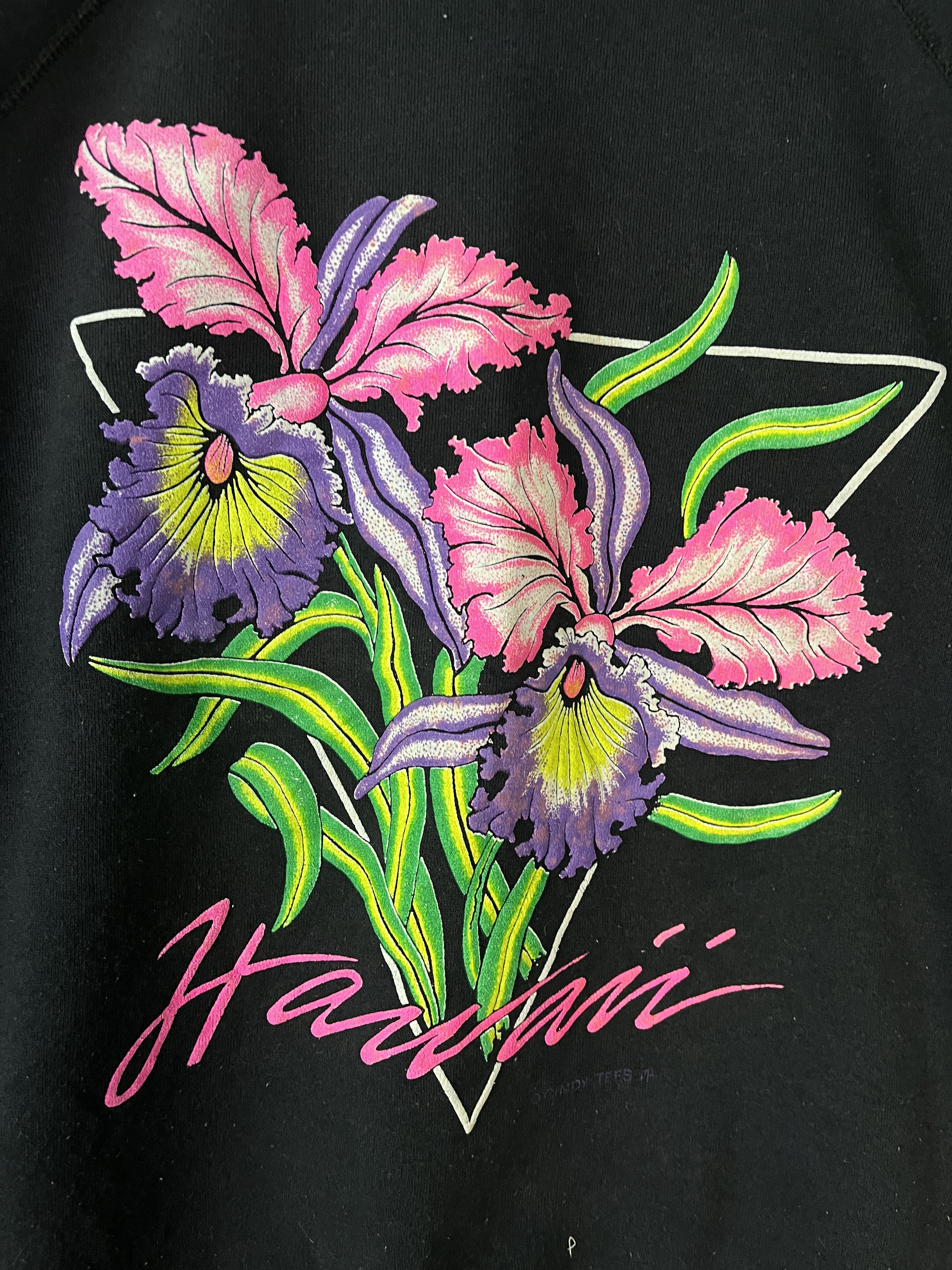 Vintage Vintage USA 90s Hawaii by Cindy Tees Honolulu Sweatshirt Size US L / EU 52-54 / 3 - 4 Thumbnail