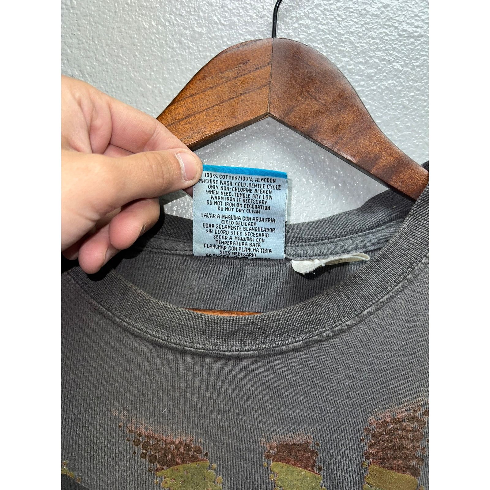 Vintage WCKD Popeye Cartoon Shirt Authentic Collection Gray Tee XL Size US XL / EU 56 / 4 - 7 Thumbnail