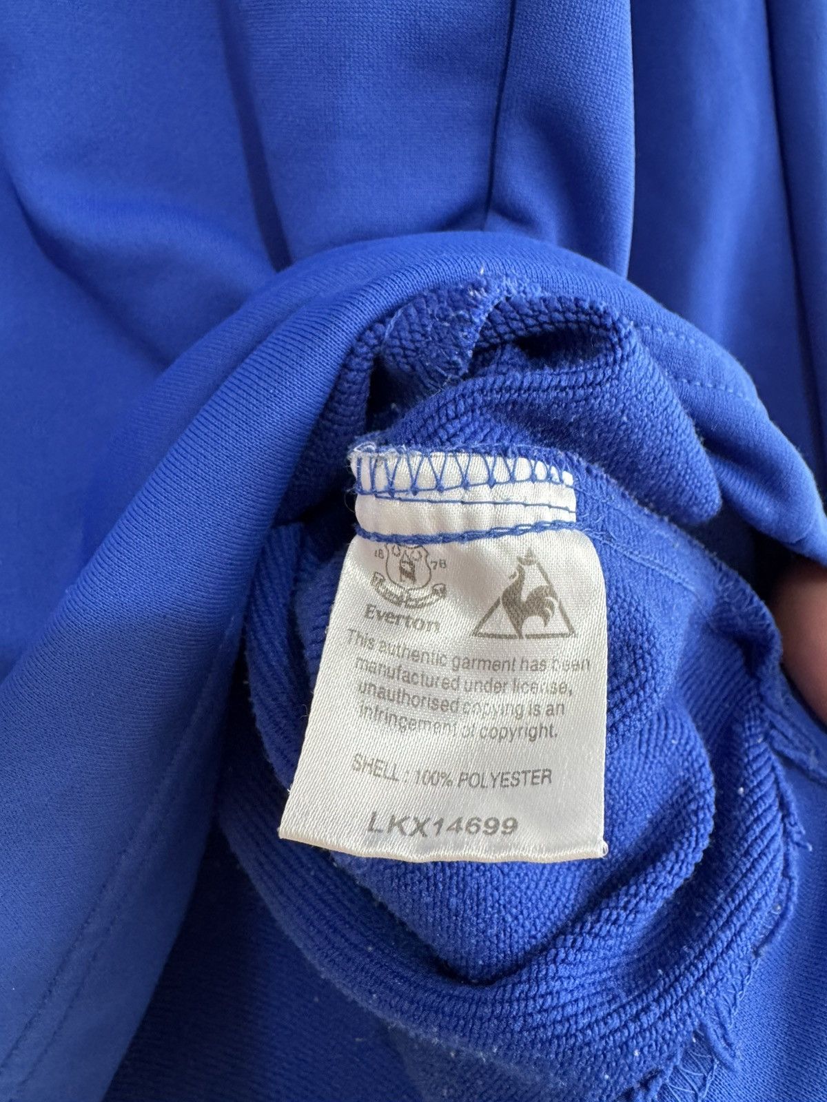 Le Coq Sportif × Vintage Vintage Everton 2009-2010 Soccer Drill Top Football Jersey Size US L / EU 52-54 / 3 - 10 Thumbnail