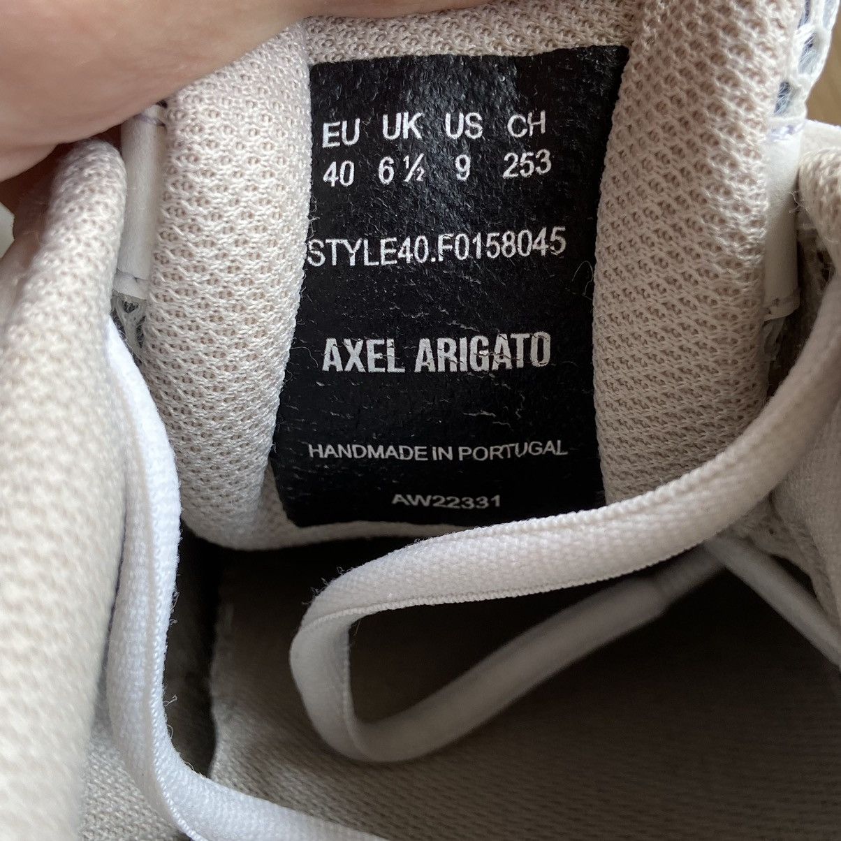 Axel Arigato Axel Arigato Marathon White Sneakers Size US 9 / IT 39 - 15 Thumbnail