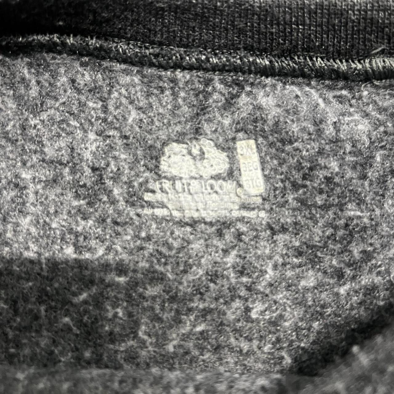 Vintage Vintage Y2K/2000s Blank Faded Black Minimalist Sweatshirt! Size US XXL / EU 58 / 5 - 3 Thumbnail
