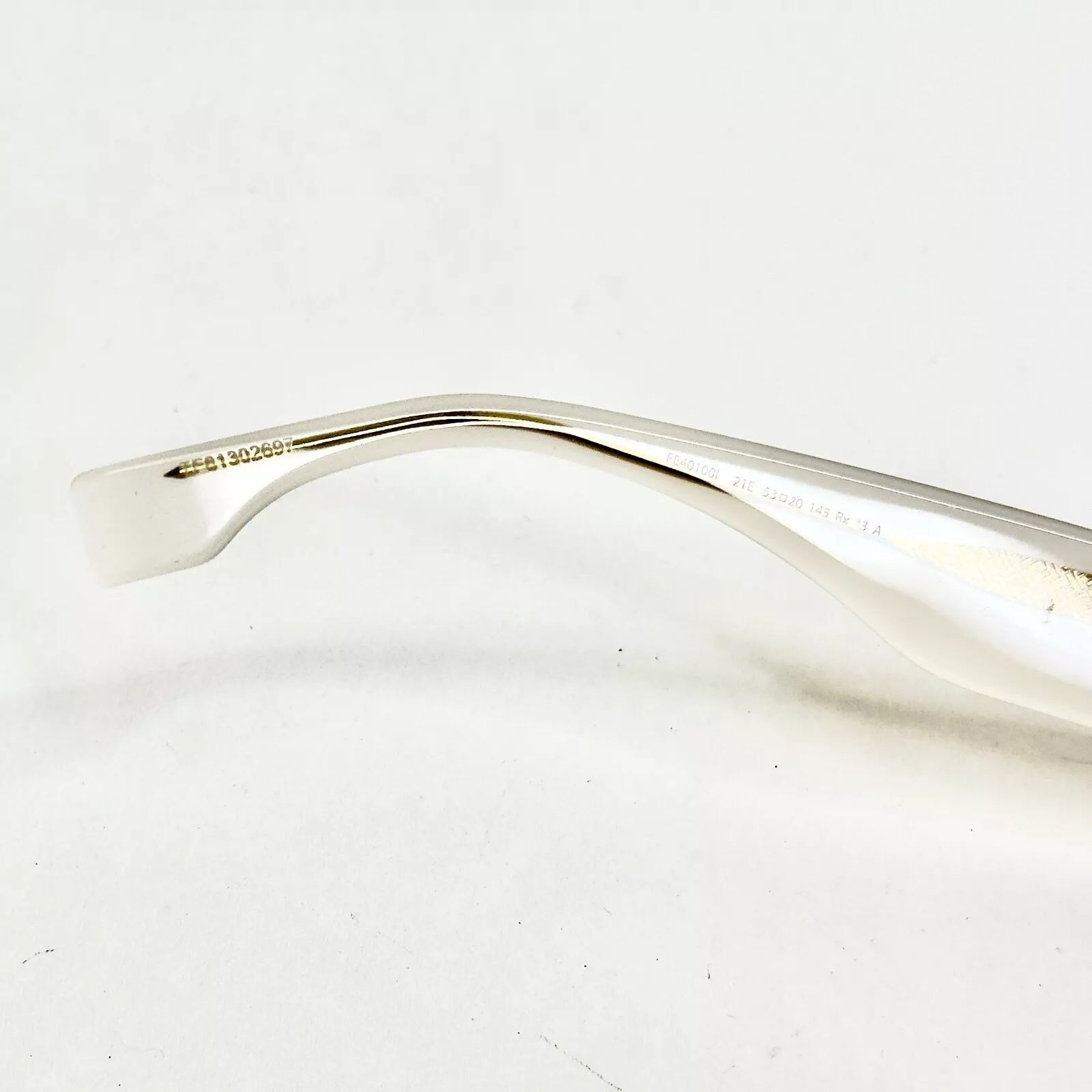 Fendi FENDI ROMA 40100 White Pearl Fashion Sunglasses FE40100I Size ONE SIZE - 4 Thumbnail