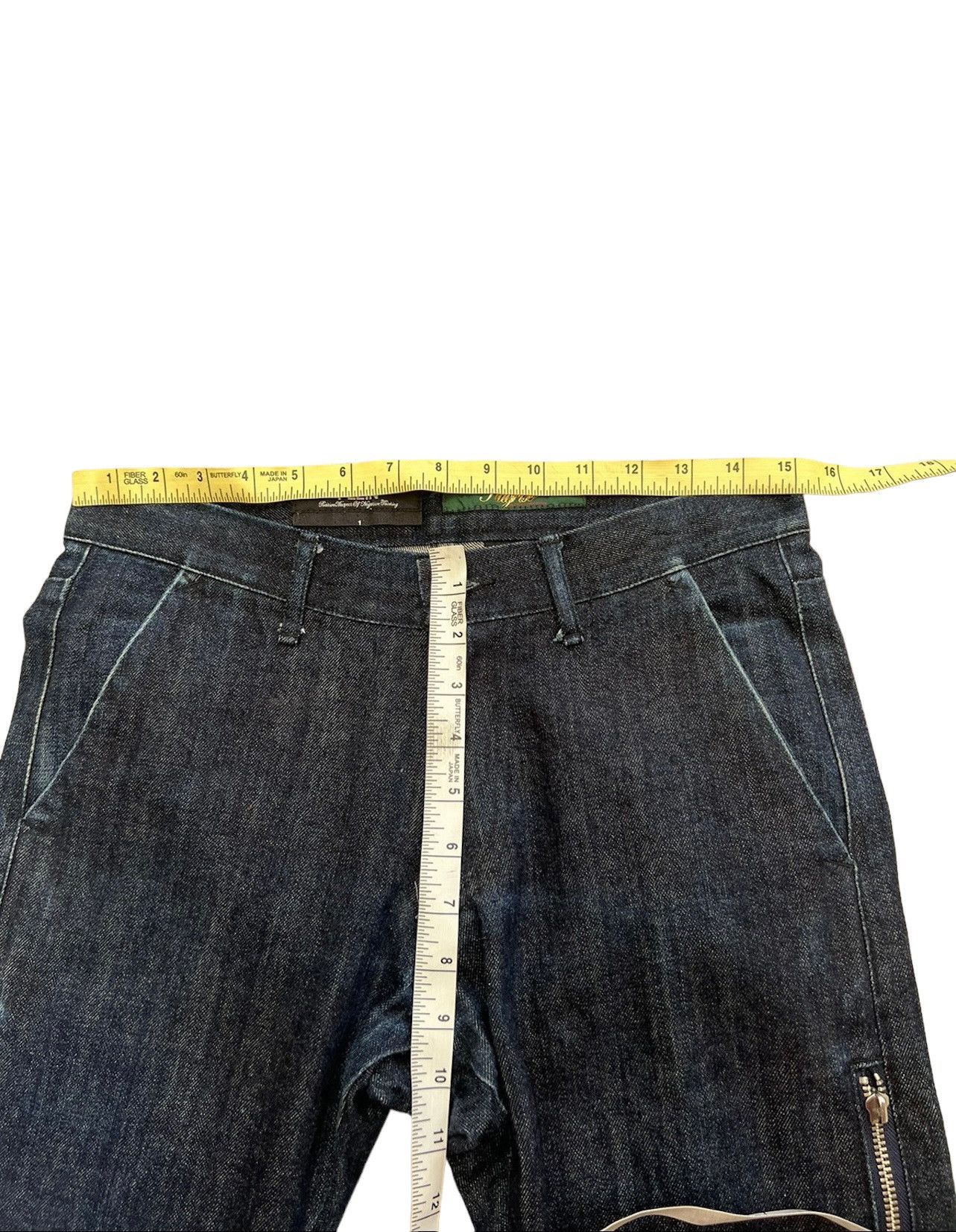 Japanese Brand Vintage AW 2009 PLEIN Yoshida Roberto Hybrid Denim Jeans Size US 29 - 3 Thumbnail