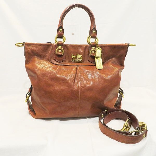 Coach Coach Coach Madison Leather 2WAY Tote Bag 12935 Leather Tote Bag 12935 in Good Condition Size ONE SIZE - 1 Thumbnail