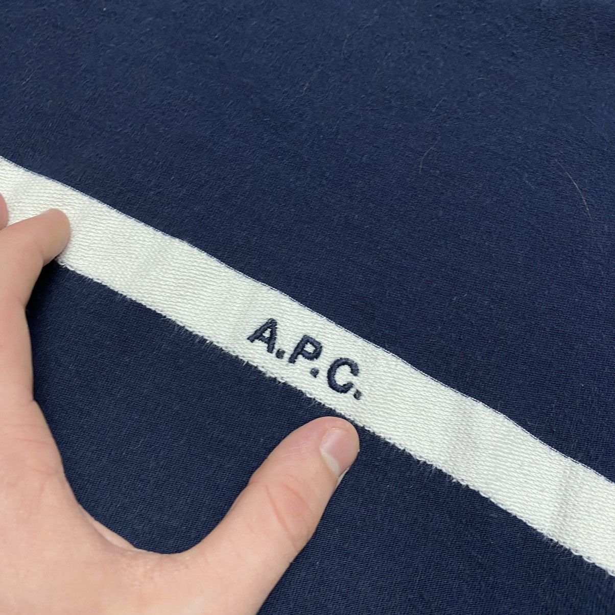 A.P.C. Luxury APC Small logo designer rare basic tee Size US XL / EU 56 / 4 - 3 Thumbnail