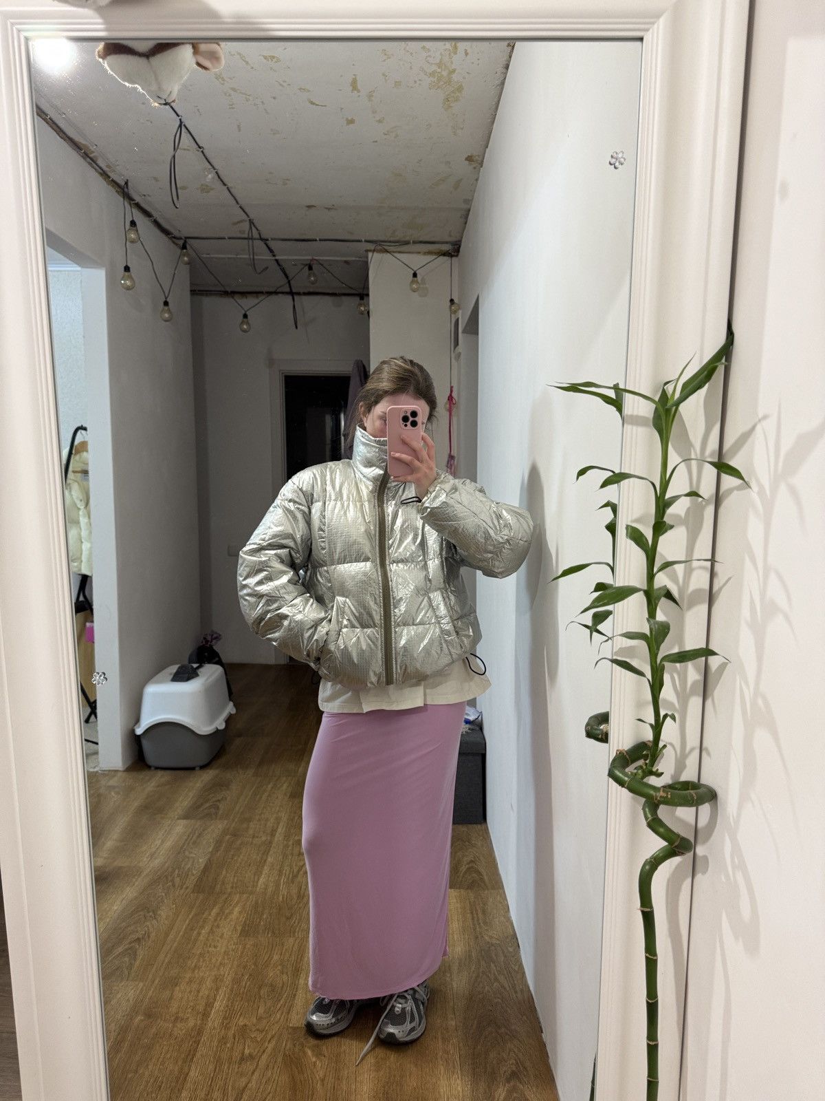 Diesel VINTAGE DIESEL SILVER PUFFER DOWN JACKET Size US XXS / EU 40 - 7 Thumbnail