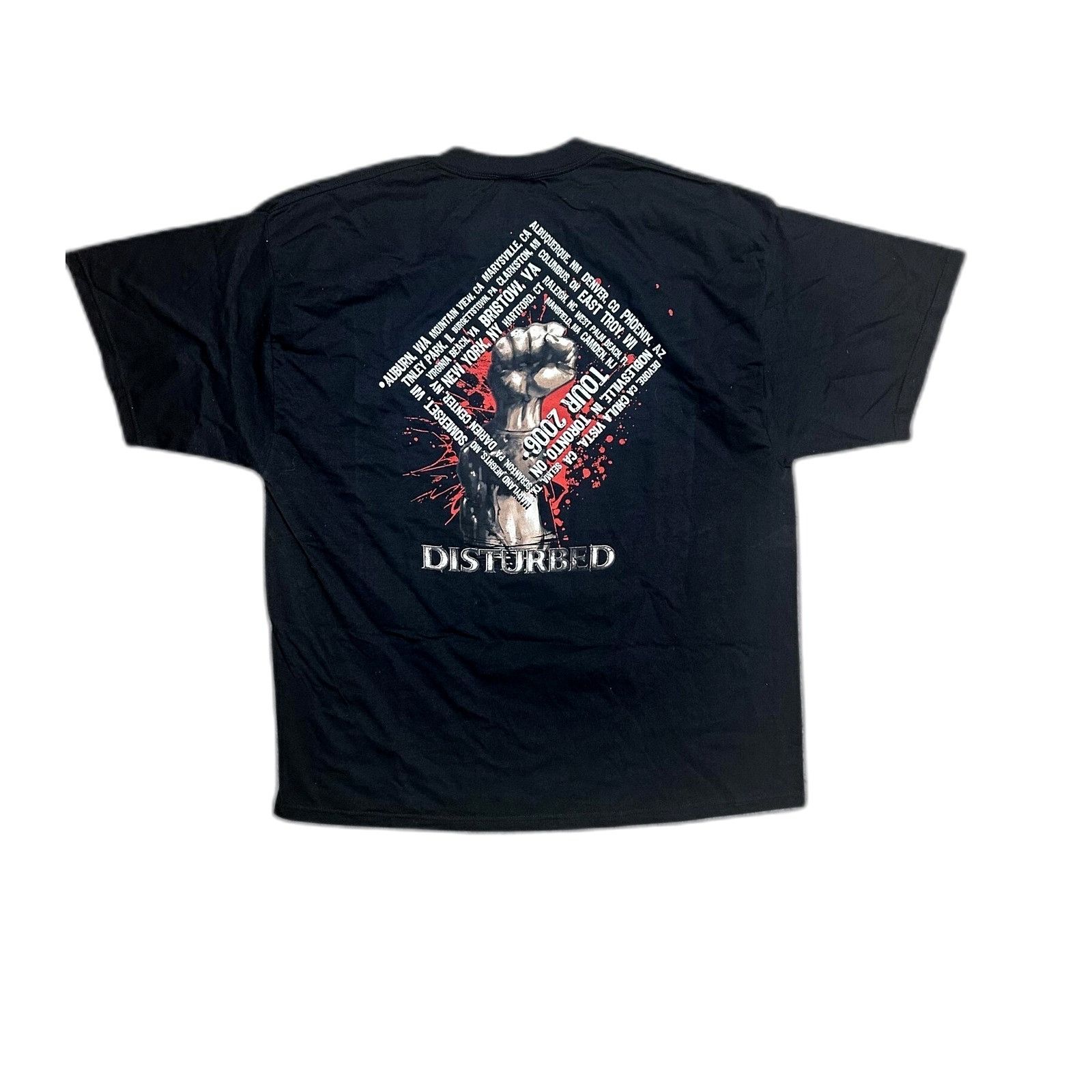 PGA Tour Distrubed 2006 NWT Band Tour Tee Shirt Black Mens 2XL Size US XXL / EU 58 / 5 - 2 Thumbnail
