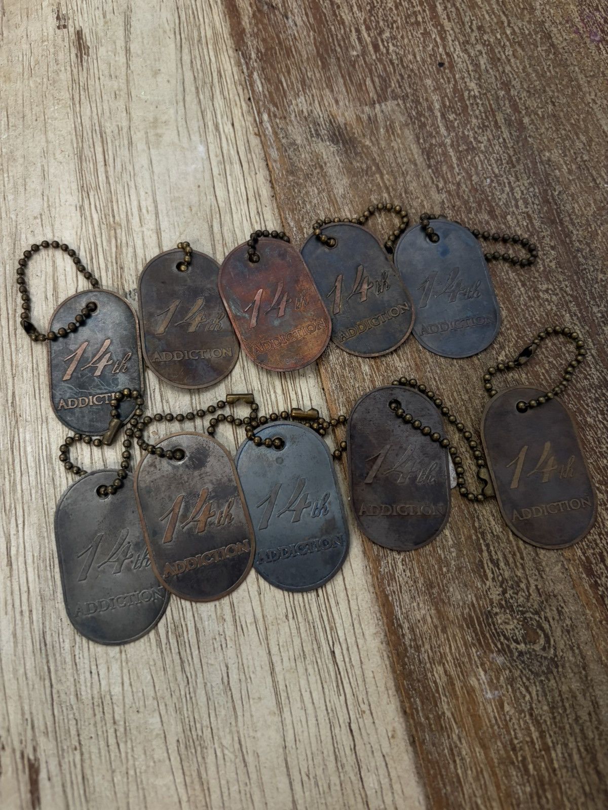 14th Addiction 14th Addiction - Dog Tag INDIVIDUAL Size ONE SIZE - 2 Thumbnail