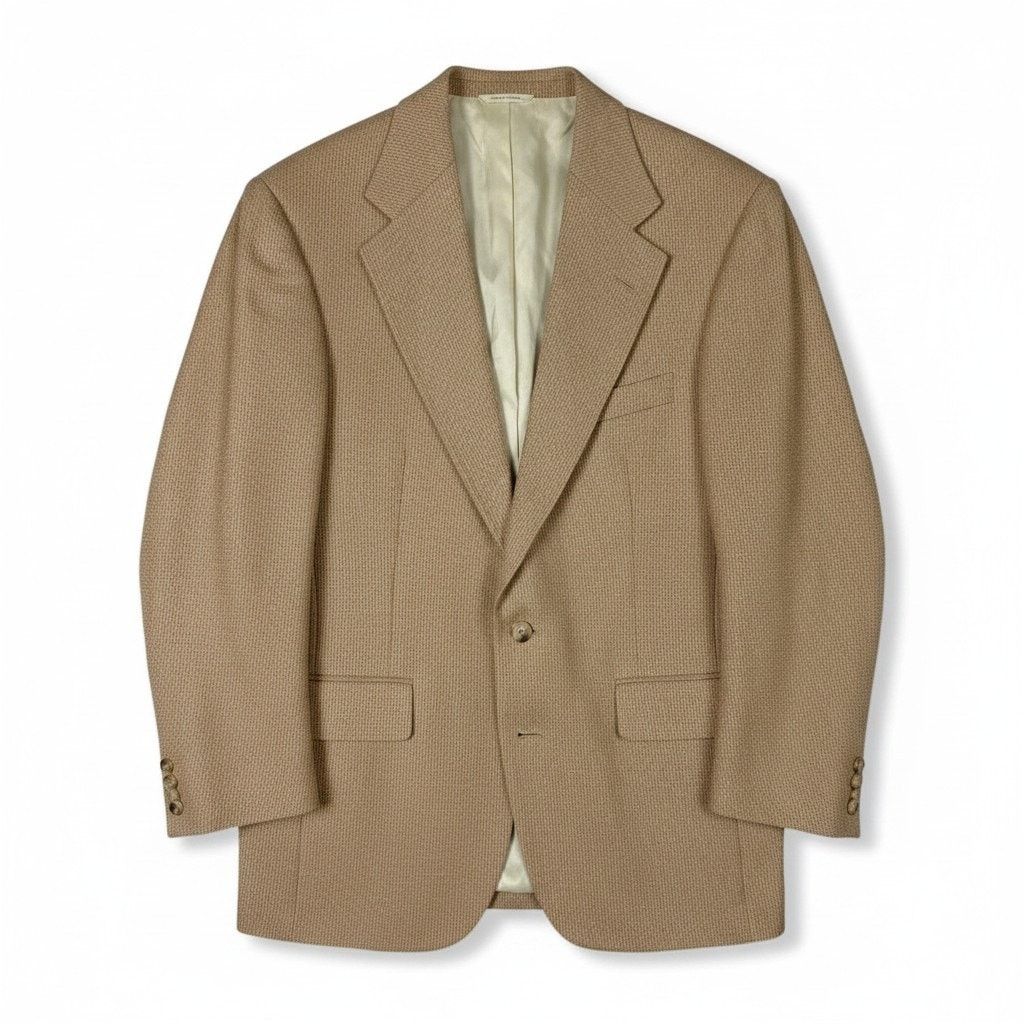 Polo Ralph Lauren Vintage 90s Polo University Club Mens 40R Wool Tweed Blazer Size 40R - 1 Thumbnail
