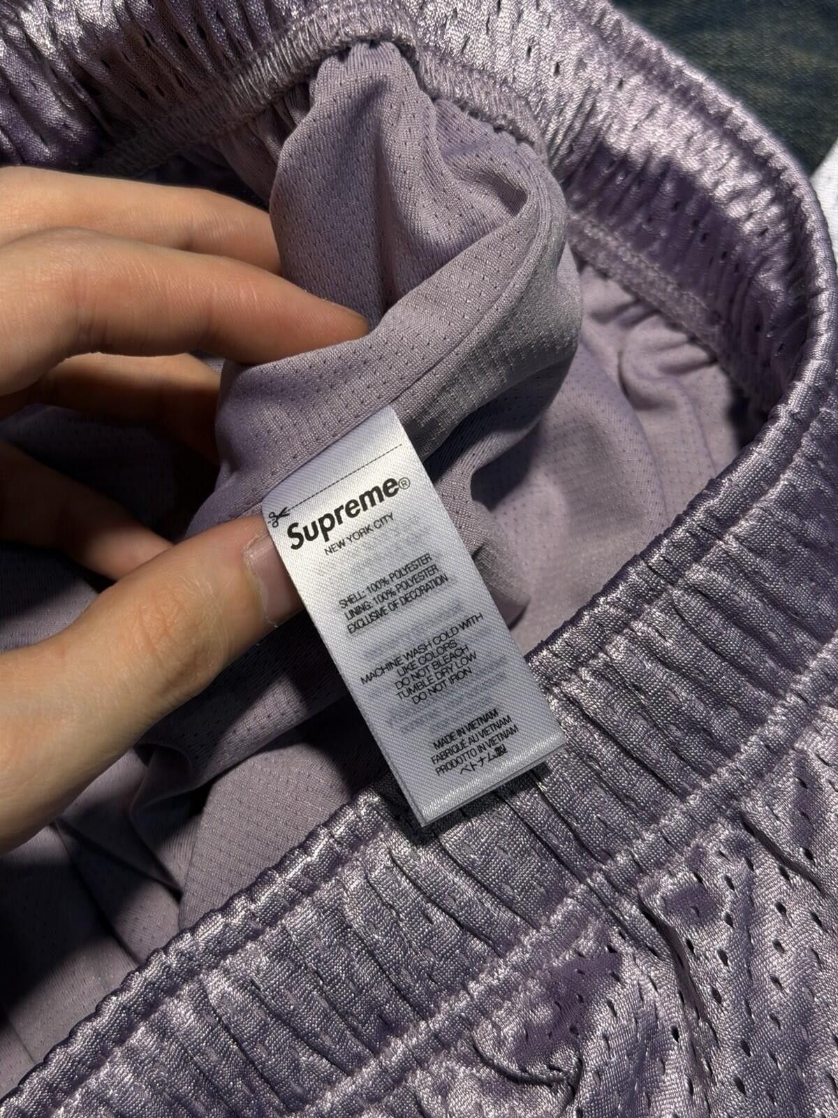 Supreme Supreme Small Box Baggy Mesh Shorts Size Small Purple NEW Size US 30 / EU 46 - 9 Thumbnail