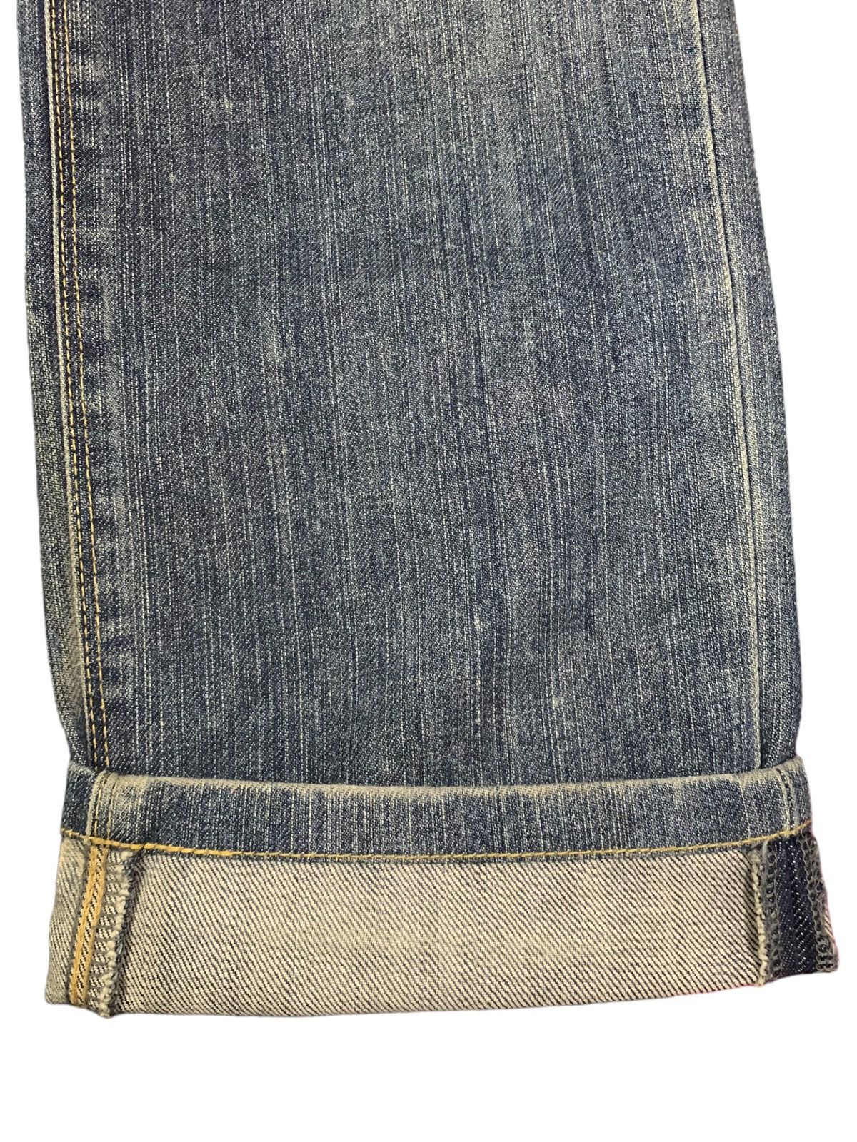 Neil Barrett Vintage Black Barret Japan Blue Wash Grunge Distressed Jeans Size US 31 - 9 Thumbnail