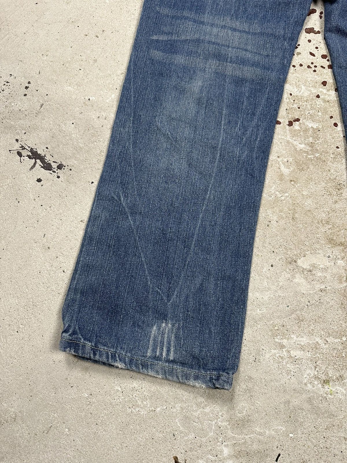 Japanese Brand × Vintage Vintage Y2K Japanese Reworked Baggy Denim Pants Jeans Size US 33 - 9 Thumbnail