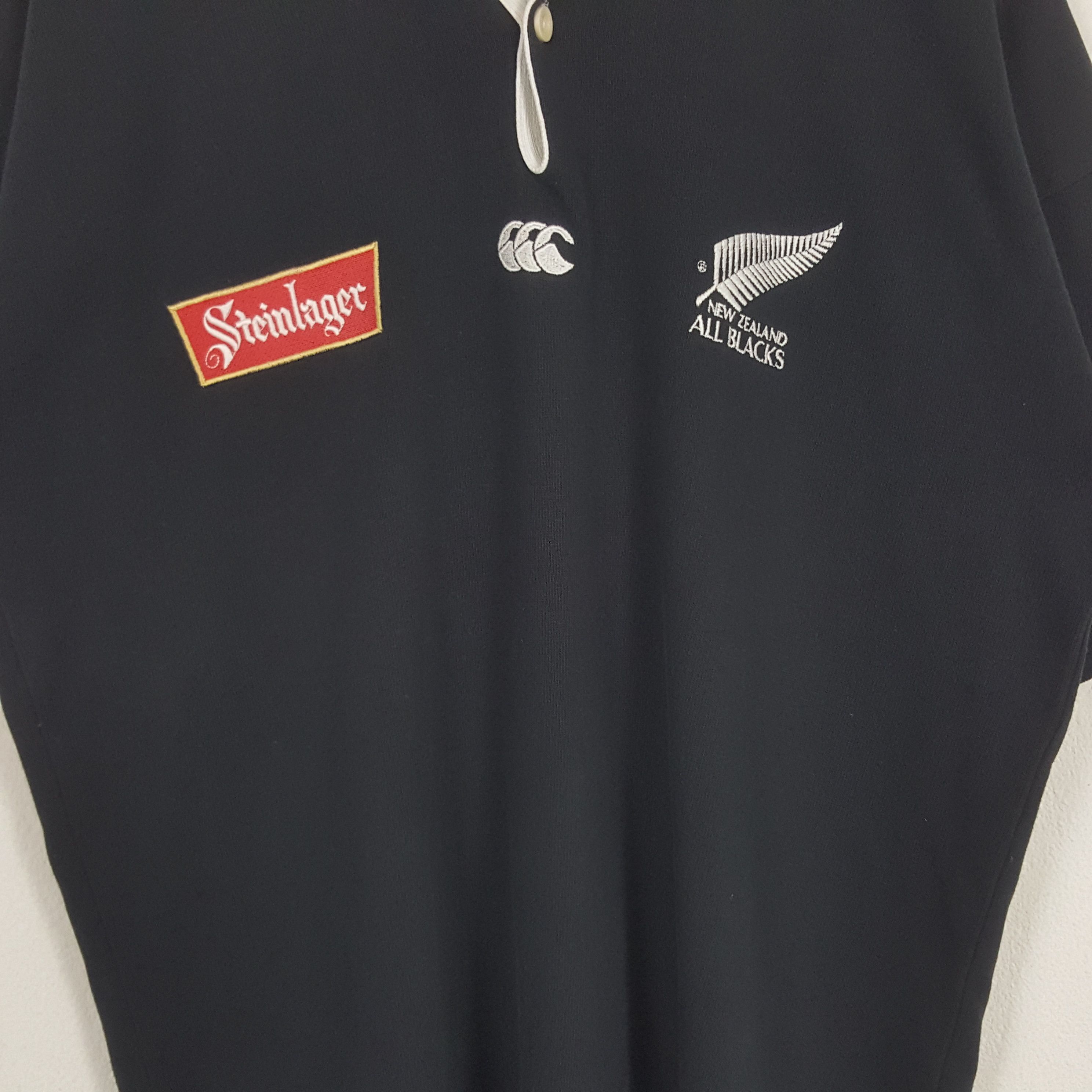 Canterbury of New Zealand × Vintage Vintage Canterbury of New Zealand Steinlager Rugby Polos Size US L / EU 52-54 / 3 - 2 Thumbnail