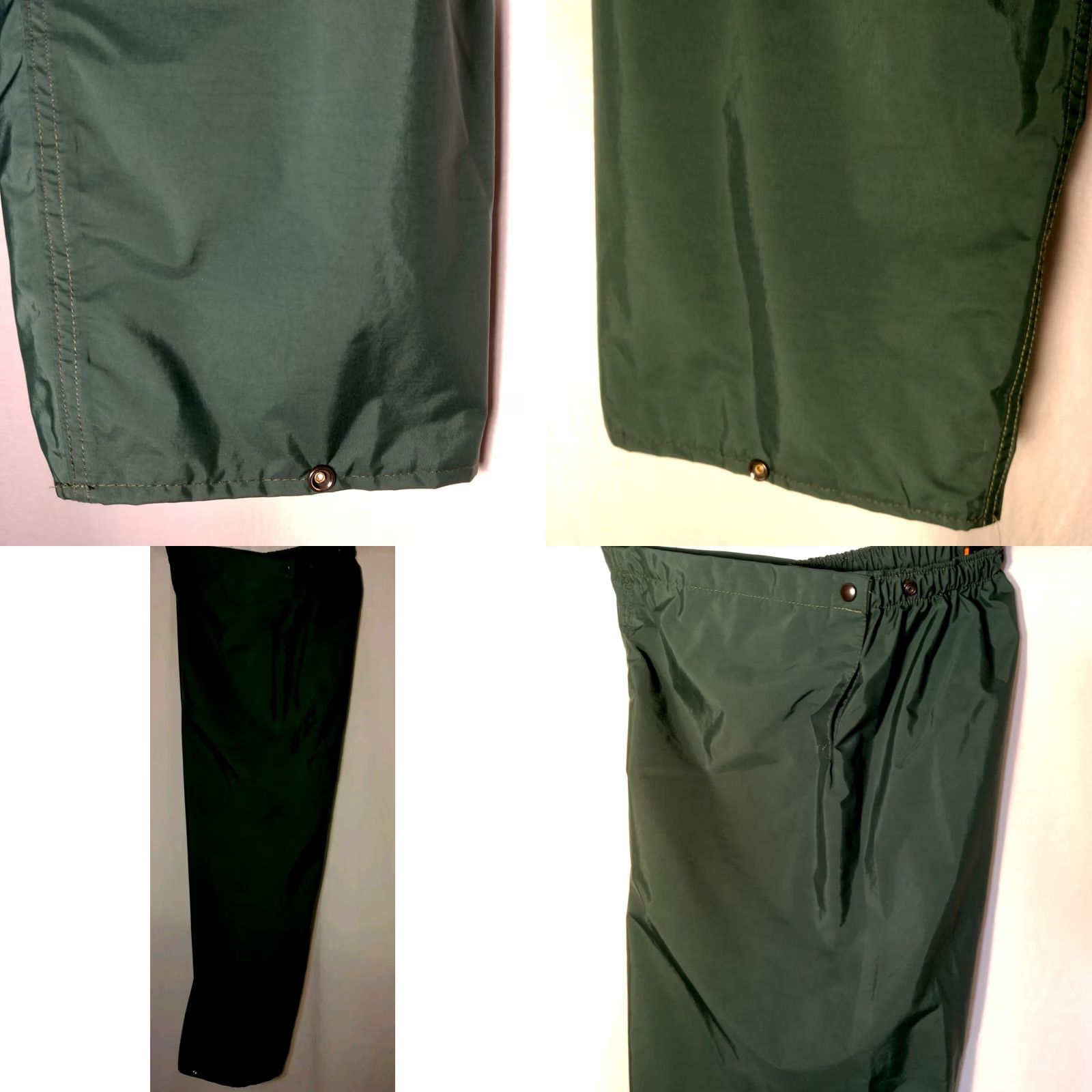 Hunter Neese Rain Pants Men Large Hunter Green Elastic Adjustable Waist Workwear Work Size US 33 - 8 Thumbnail