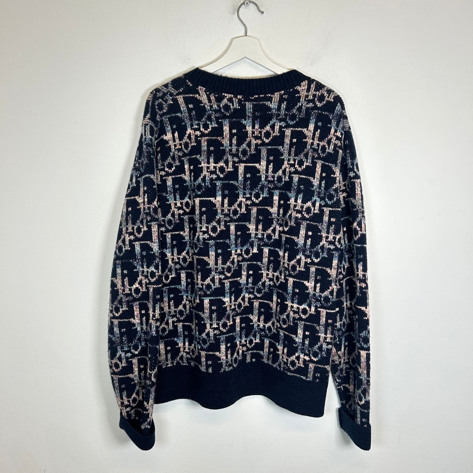 Dior Dior Navy Oblique Sweater Size XL Size US XL / EU 56 / 4 - 2 Thumbnail