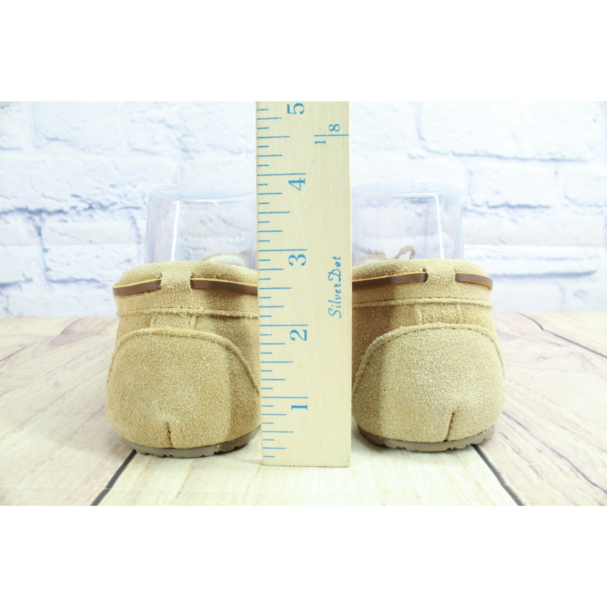 Minnetonka Minnetonka Cally Suede Shearling Lined Moccasin Slippers Size US 6 / IT 36 - 6 Thumbnail
